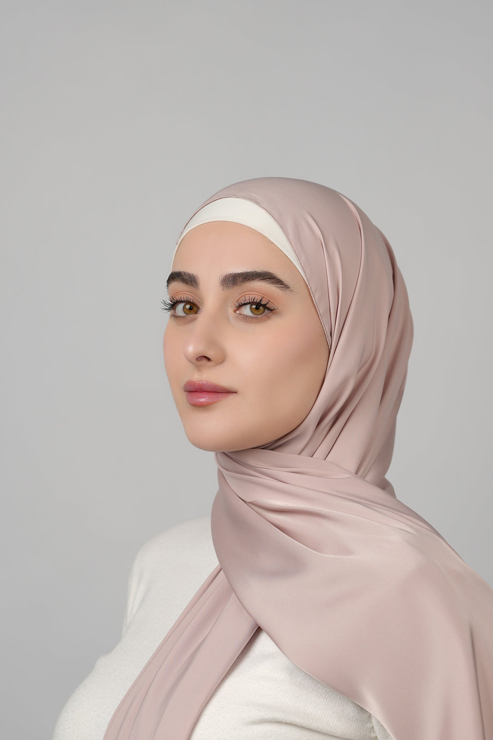 Double Shade Hijab  Voile