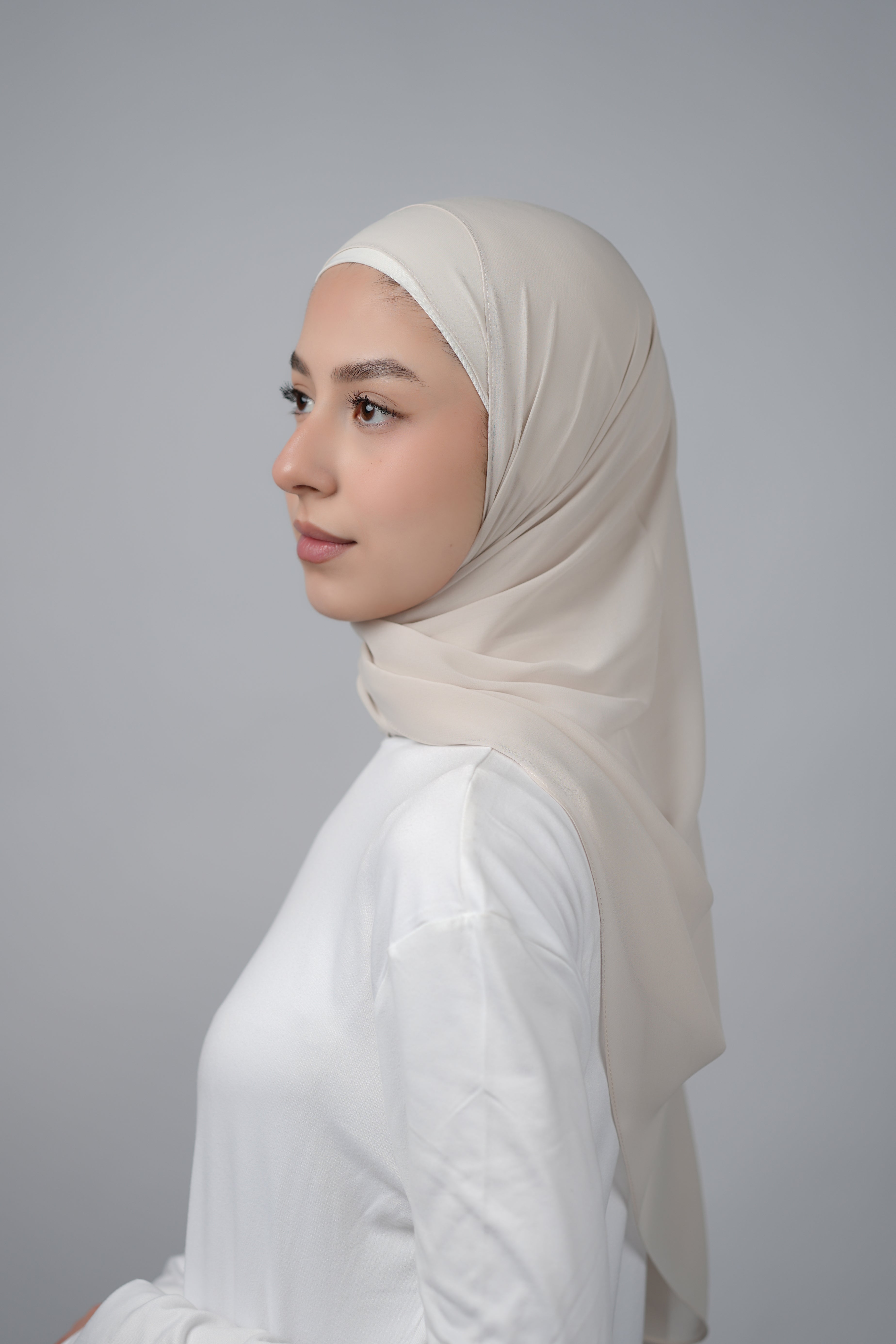 Basic Plain Chiffon Hijab