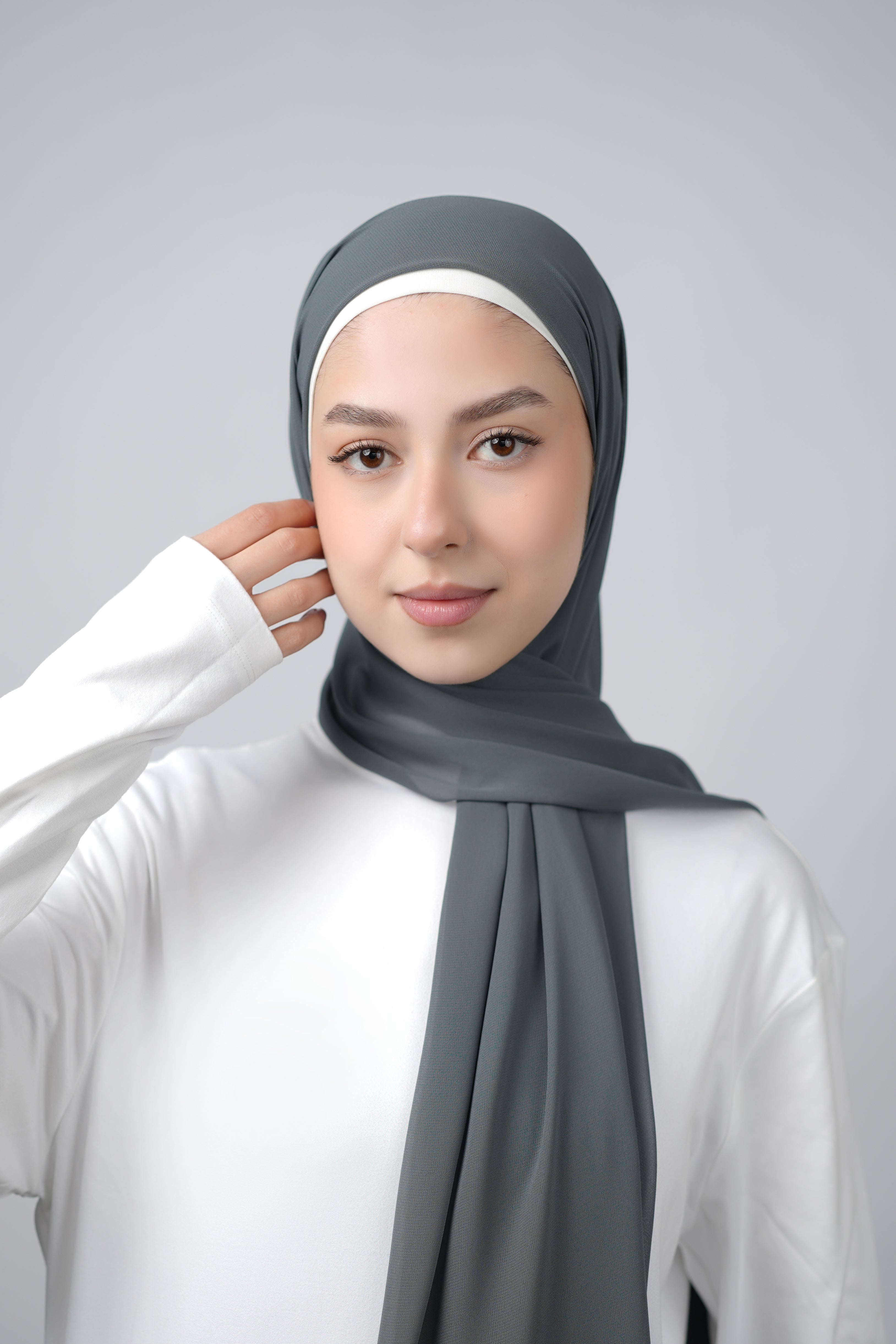 Basic Plain Chiffon Hijab