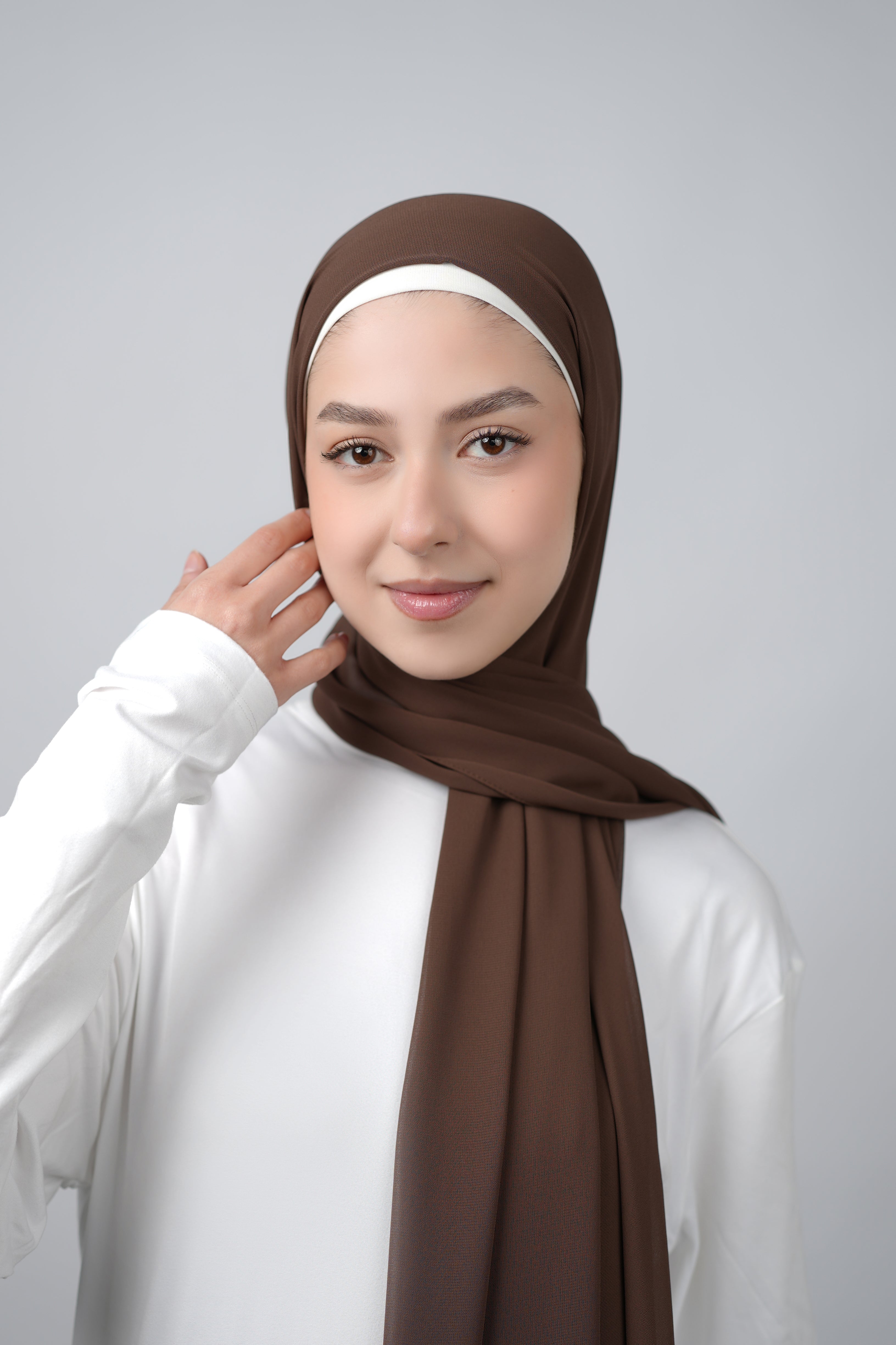 Basic Plain Chiffon Hijab