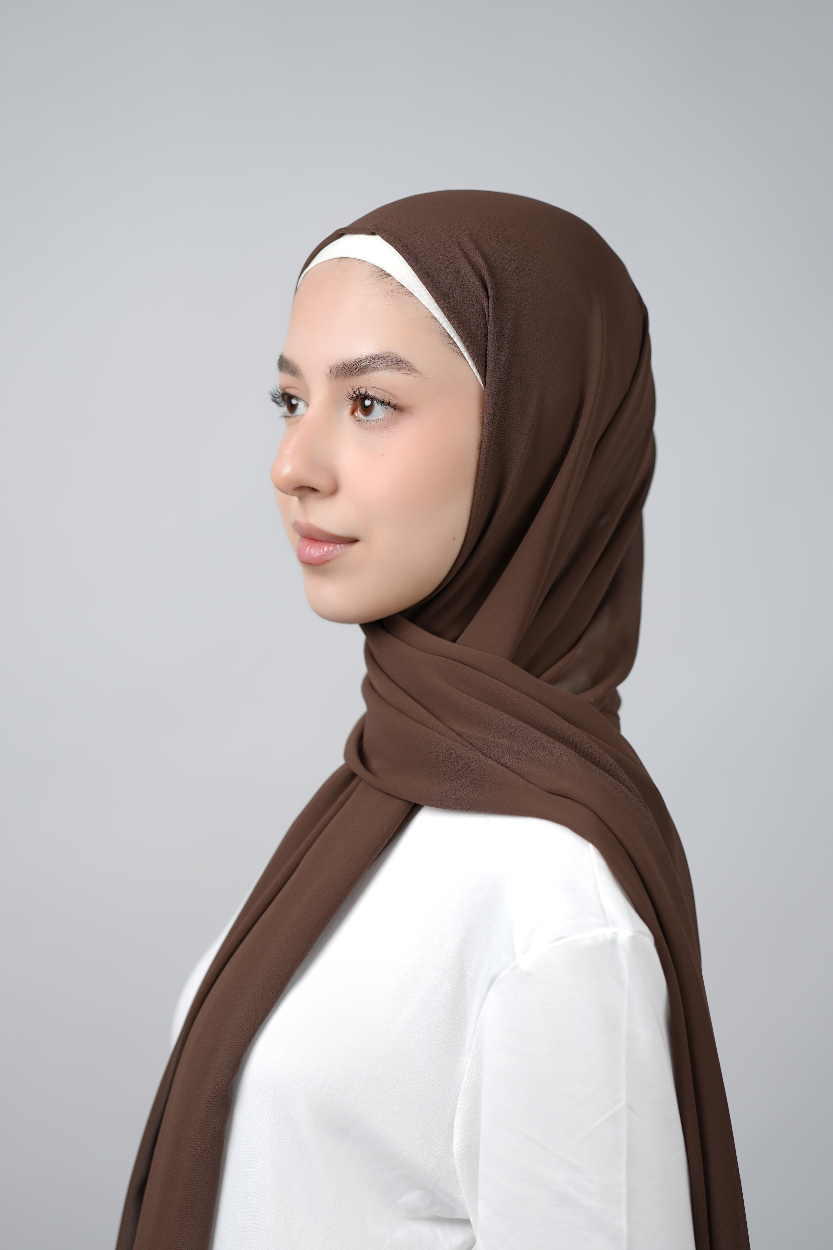 Basic Plain Chiffon Hijab