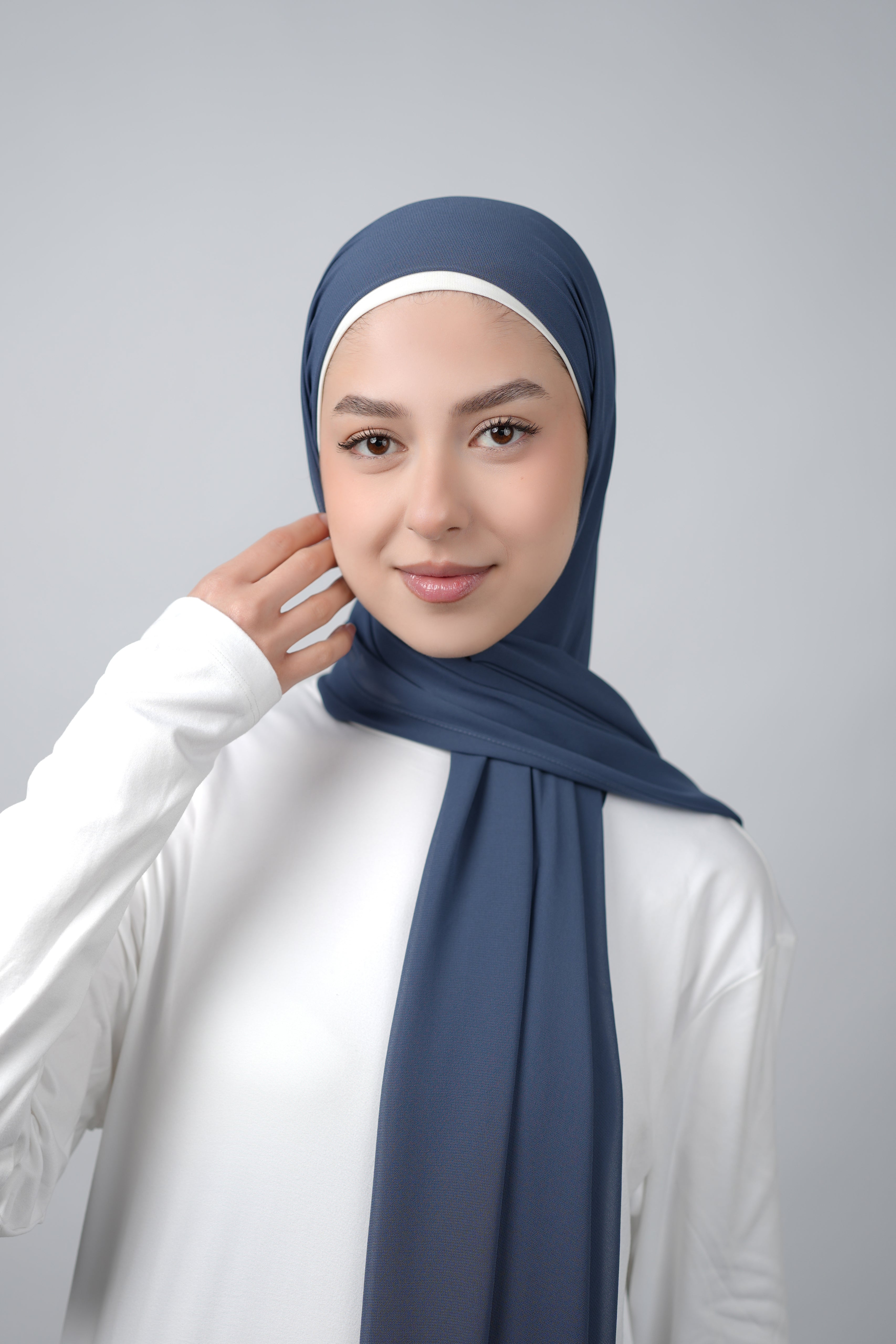 Basic Plain Chiffon Hijab