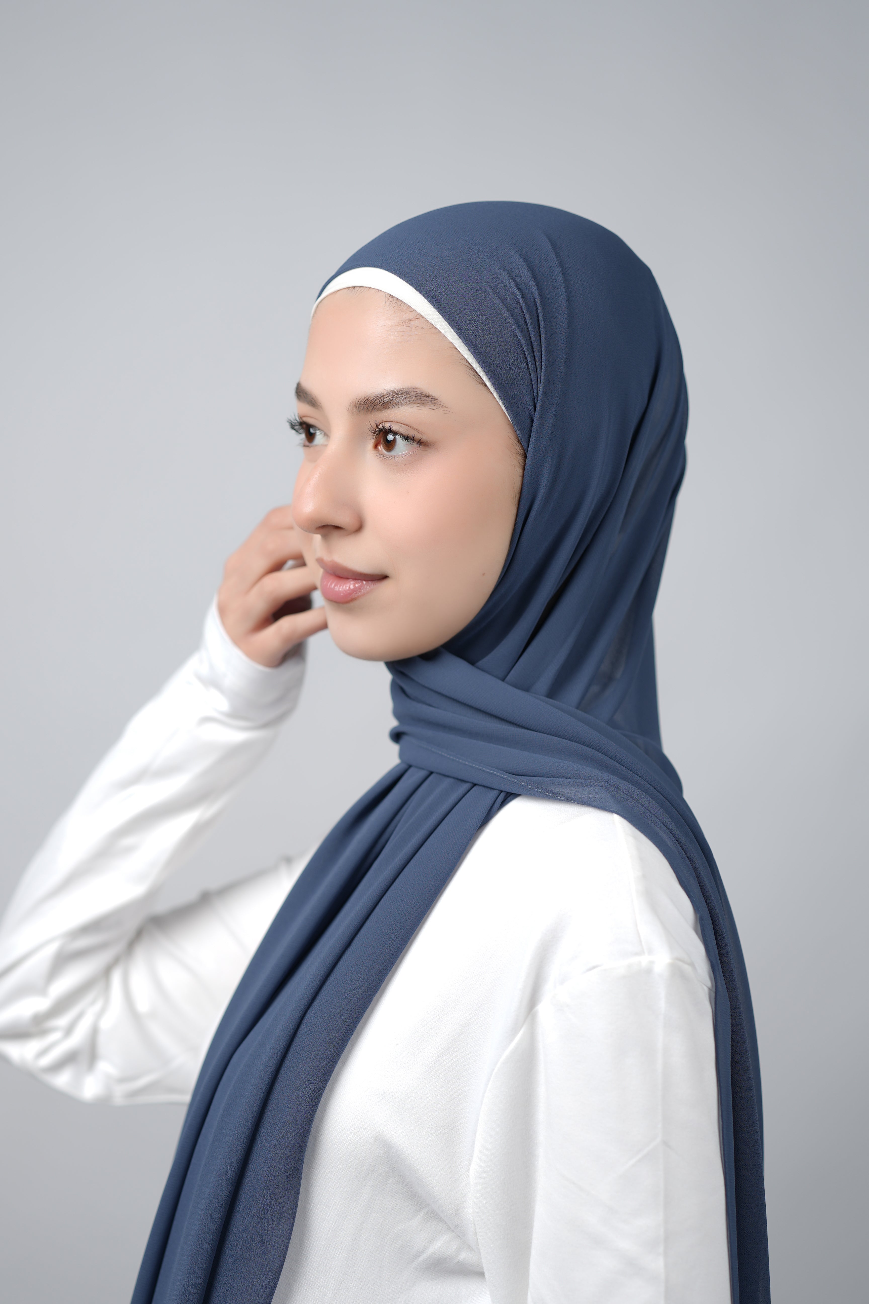 Basic Plain Chiffon Hijab