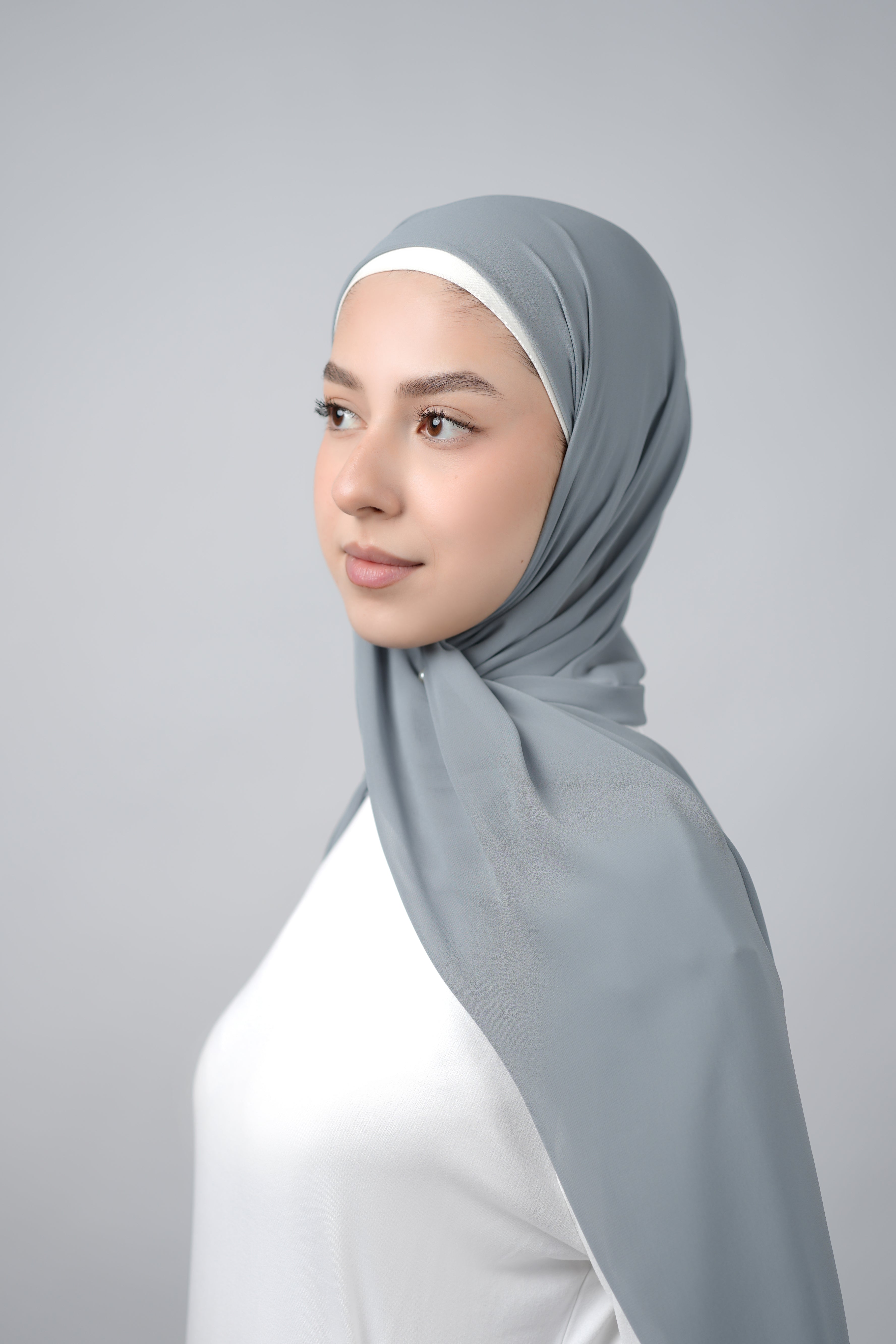Basic Plain Chiffon Hijab