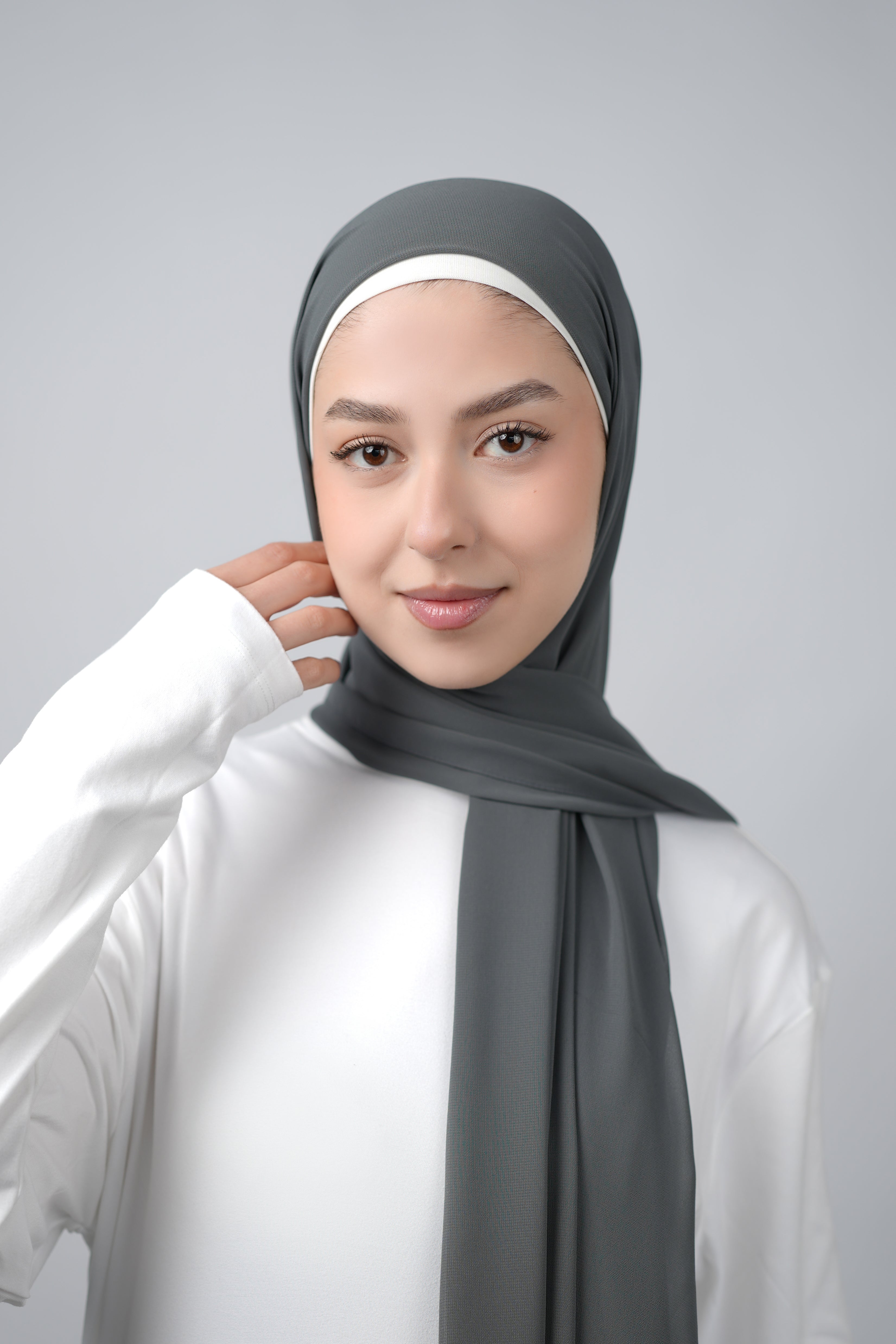 Basic Plain Chiffon Hijab