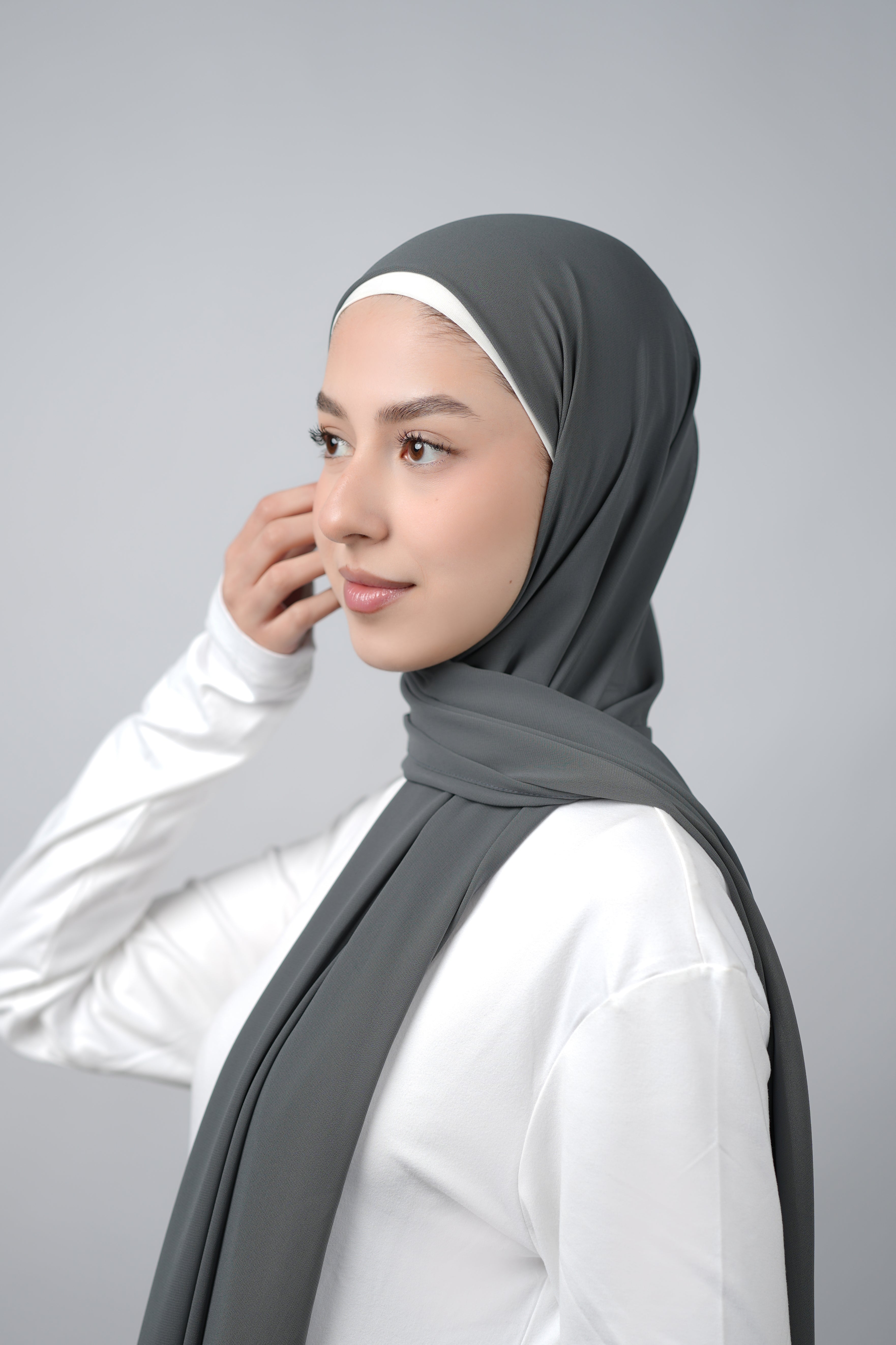 Basic Plain Chiffon Hijab