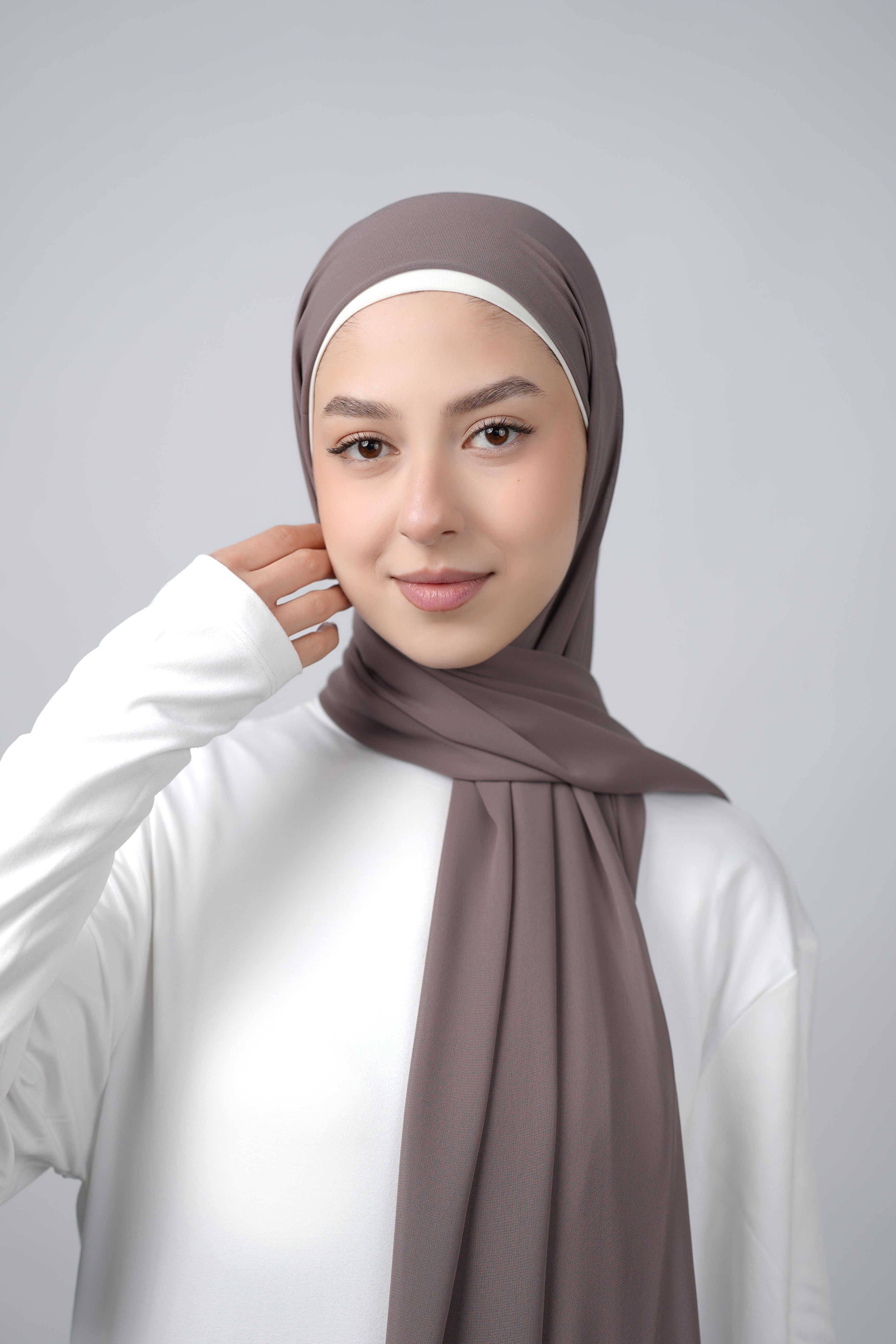 Basic Plain Chiffon Hijab