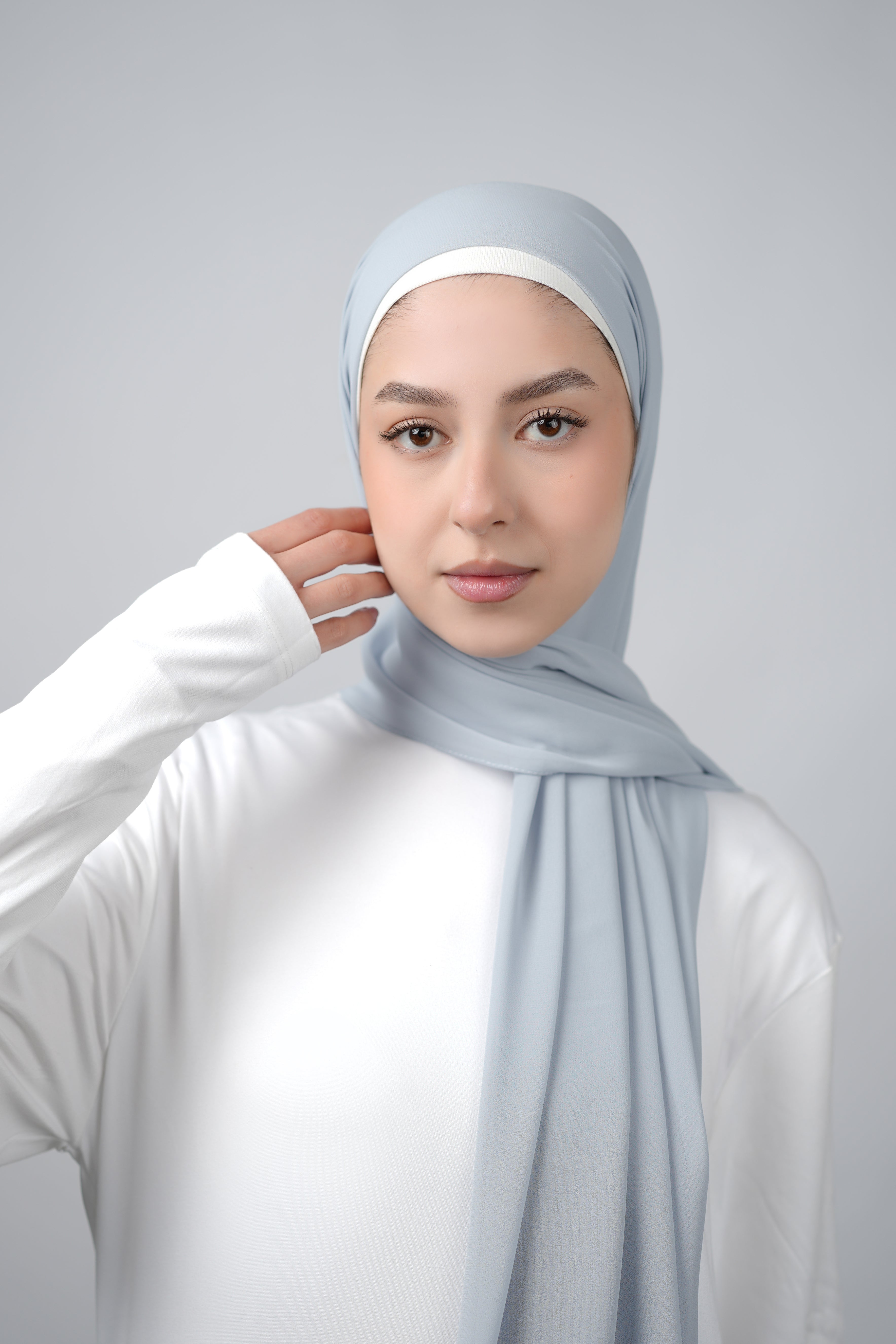 Basic Plain Chiffon Hijab