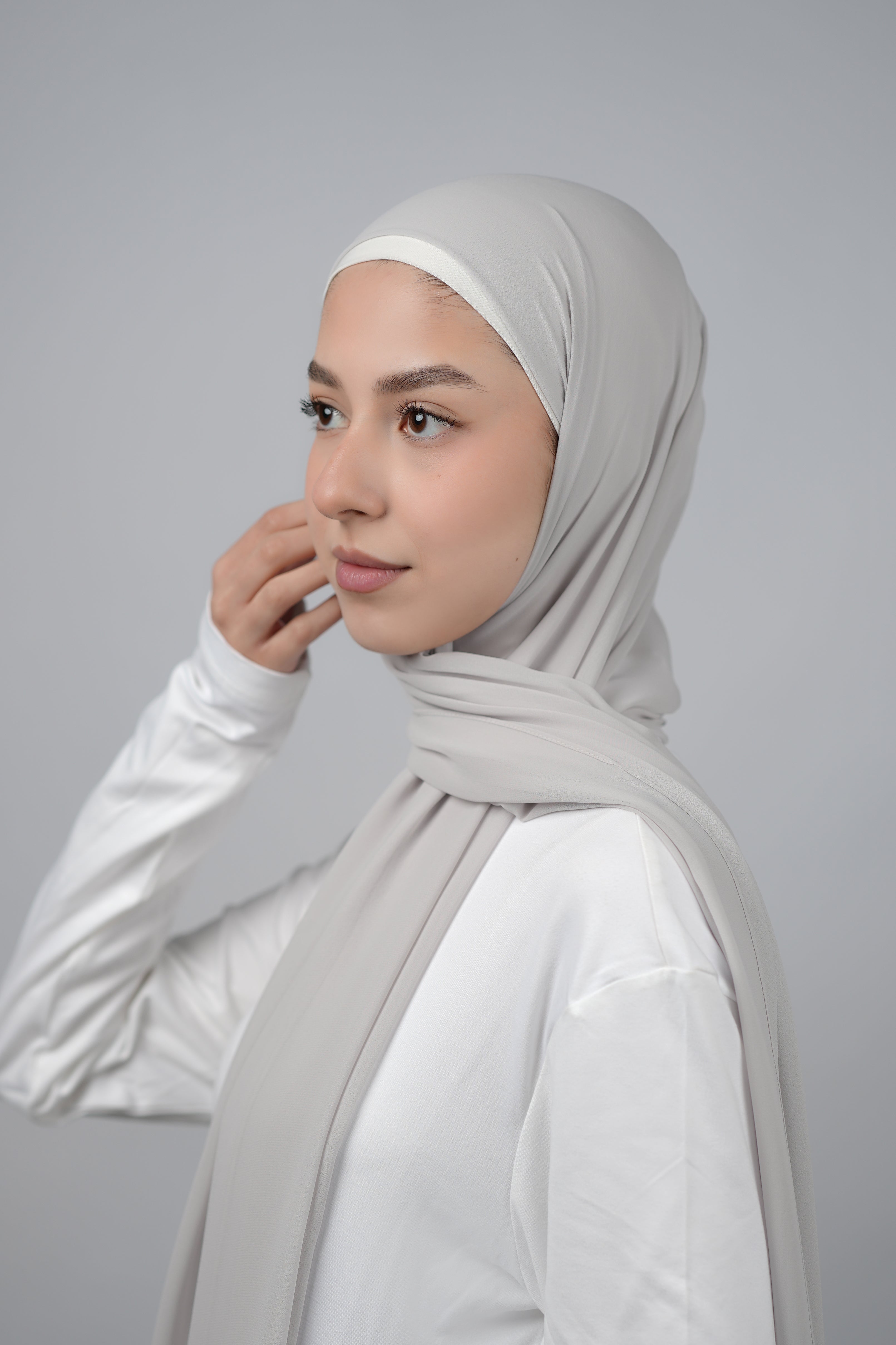 Basic Plain Chiffon Hijab