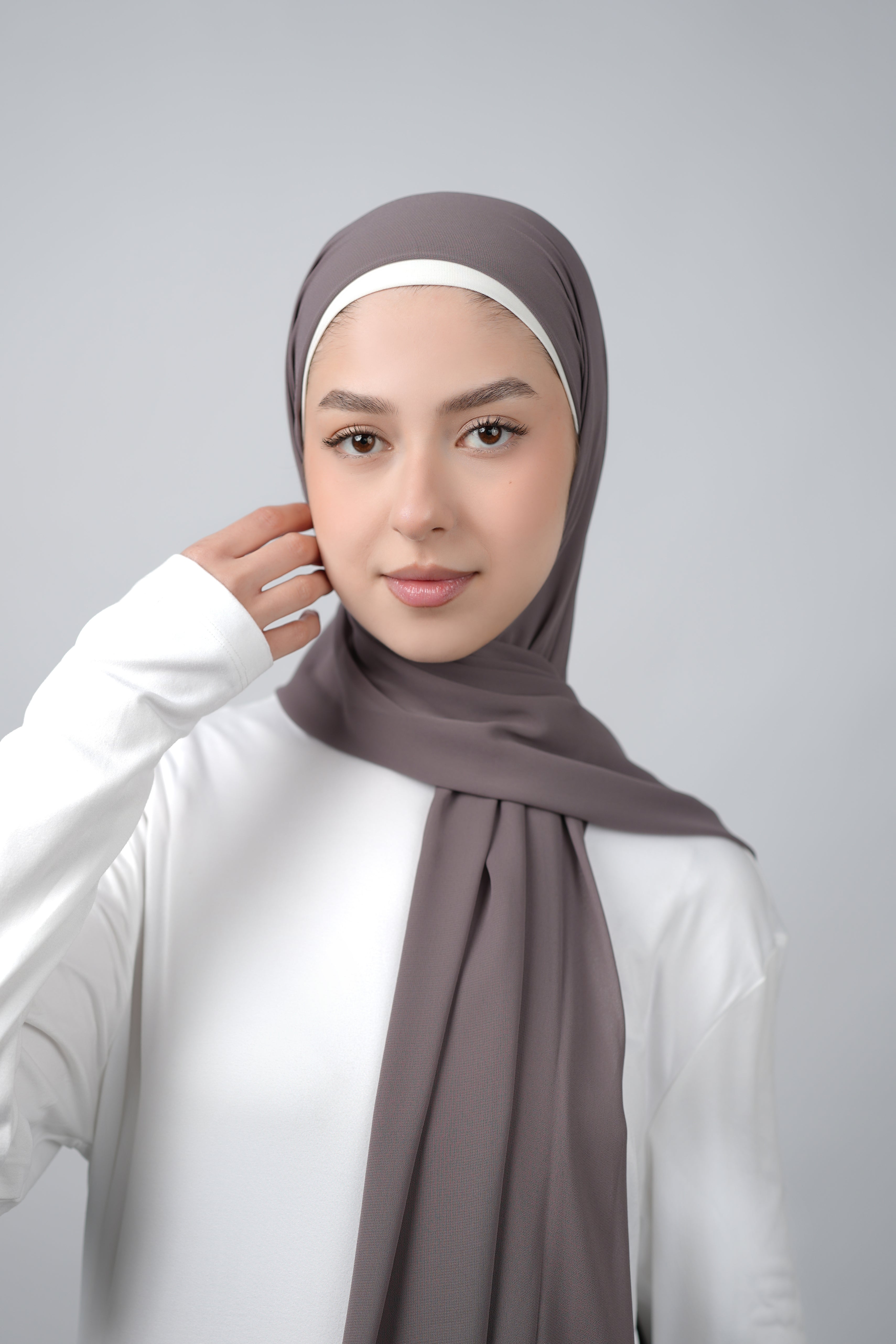 Basic Plain Chiffon Hijab