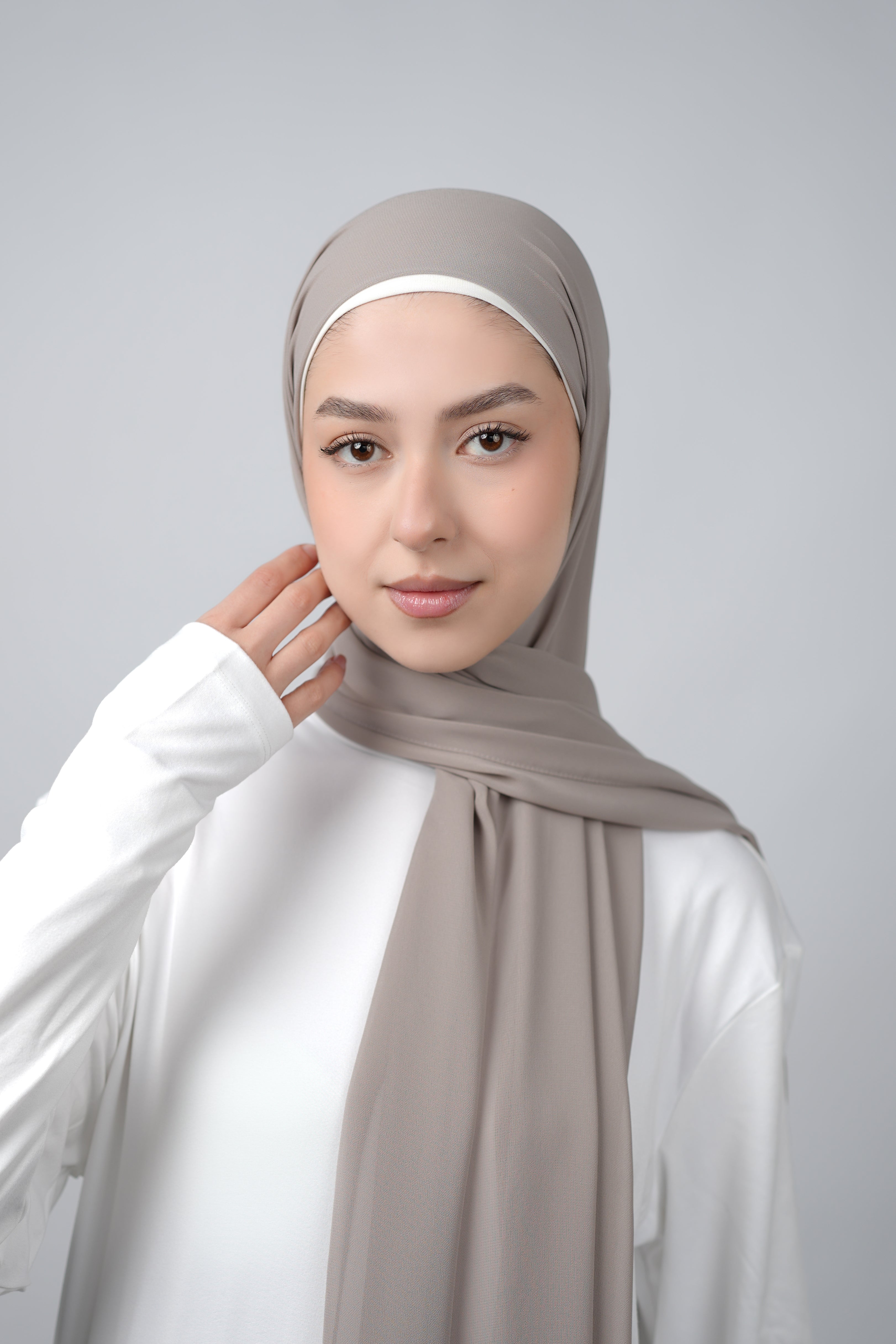 Basic Plain Chiffon Hijab