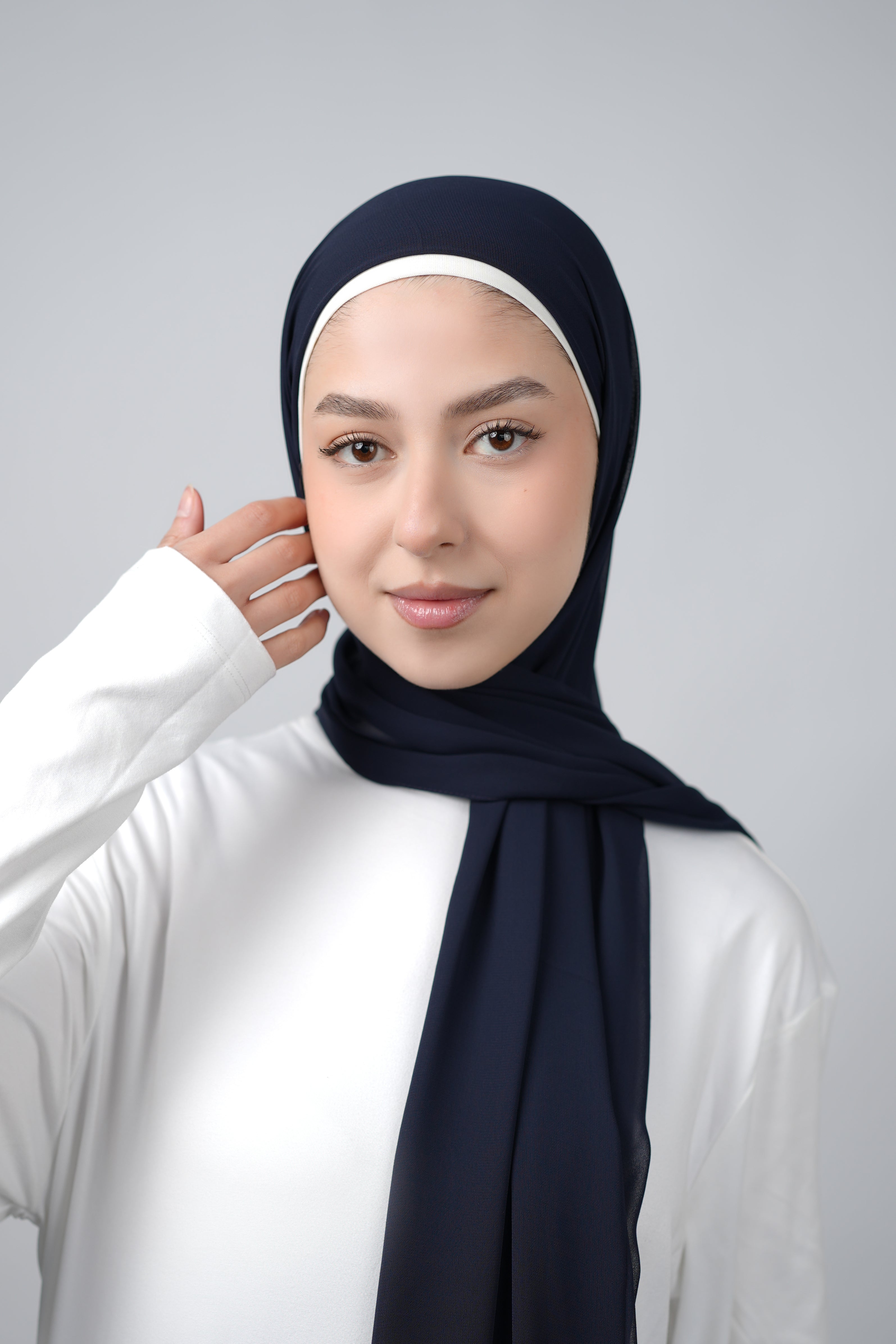 Basic Plain Chiffon Hijab