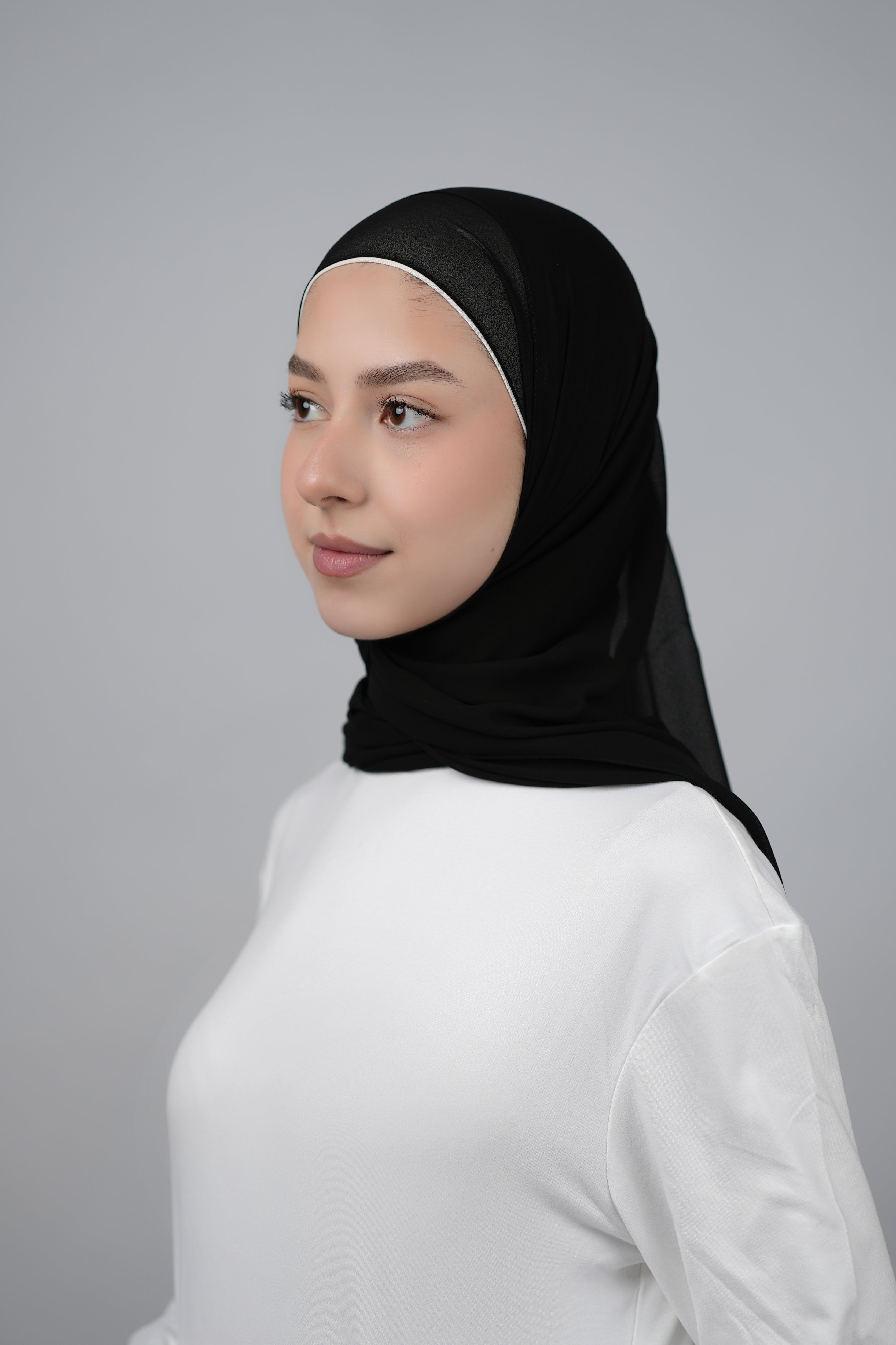 Basic Plain Chiffon Hijab