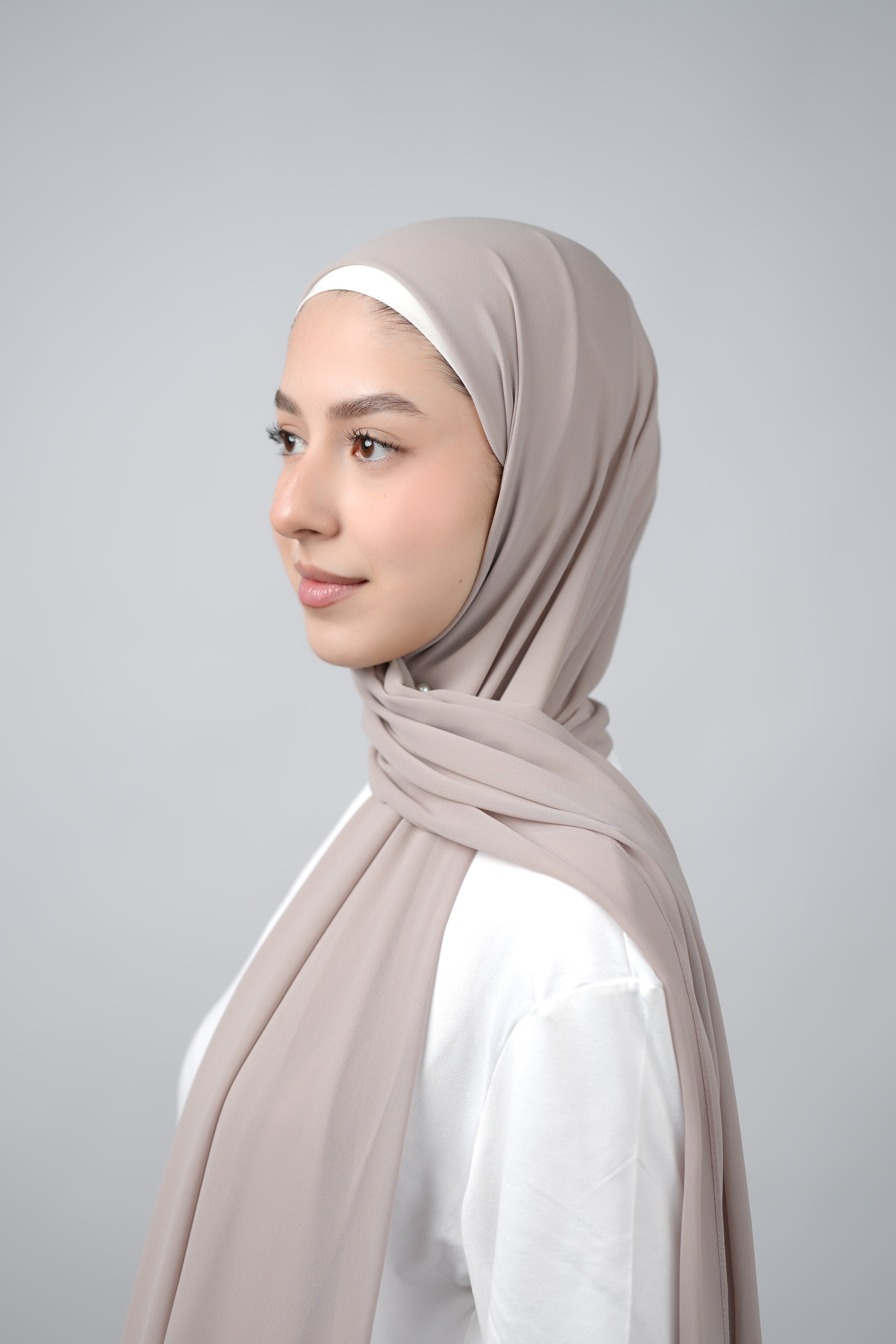 Basic Plain Chiffon Hijab