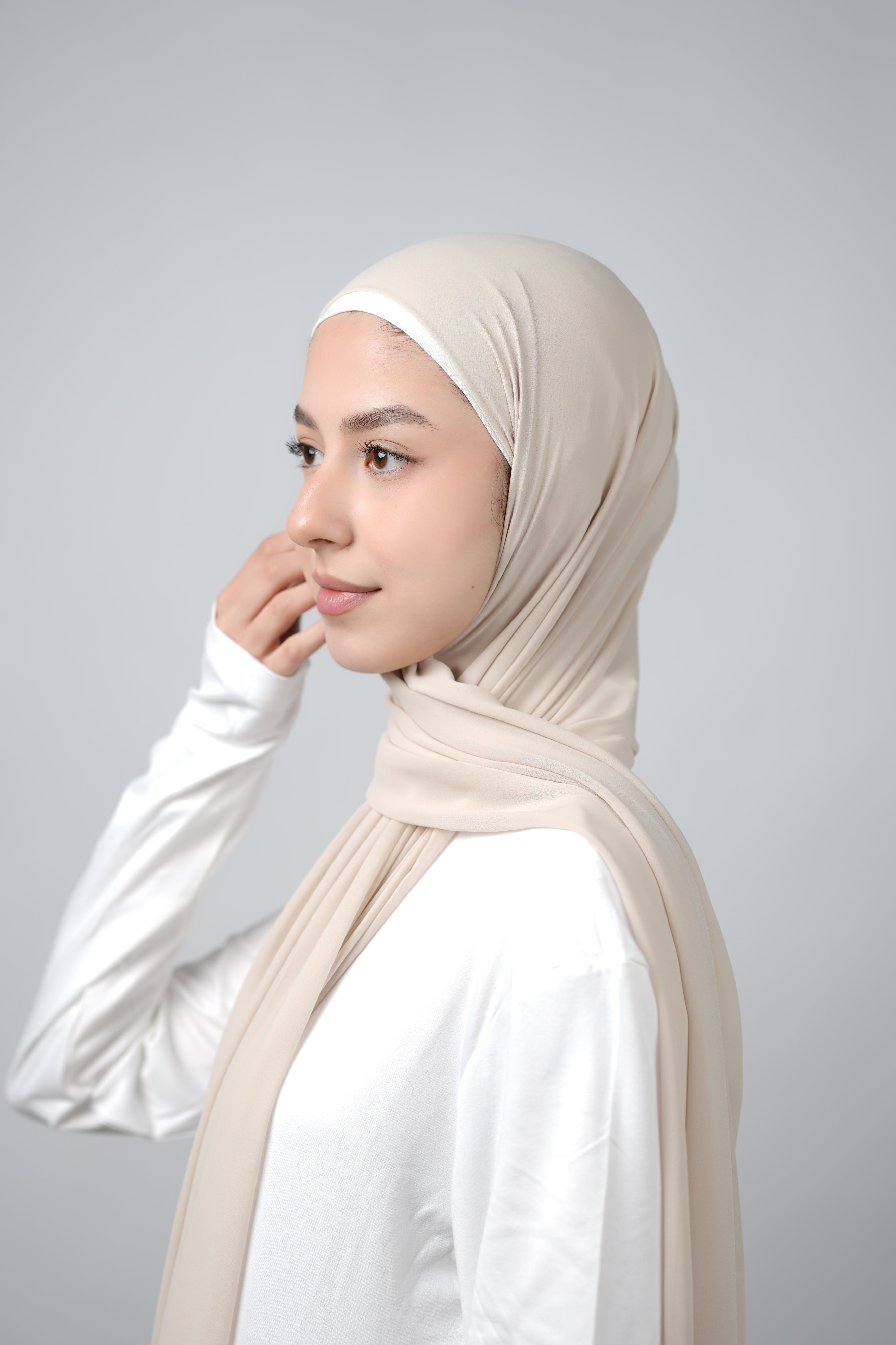 Basic Plain Chiffon Hijab