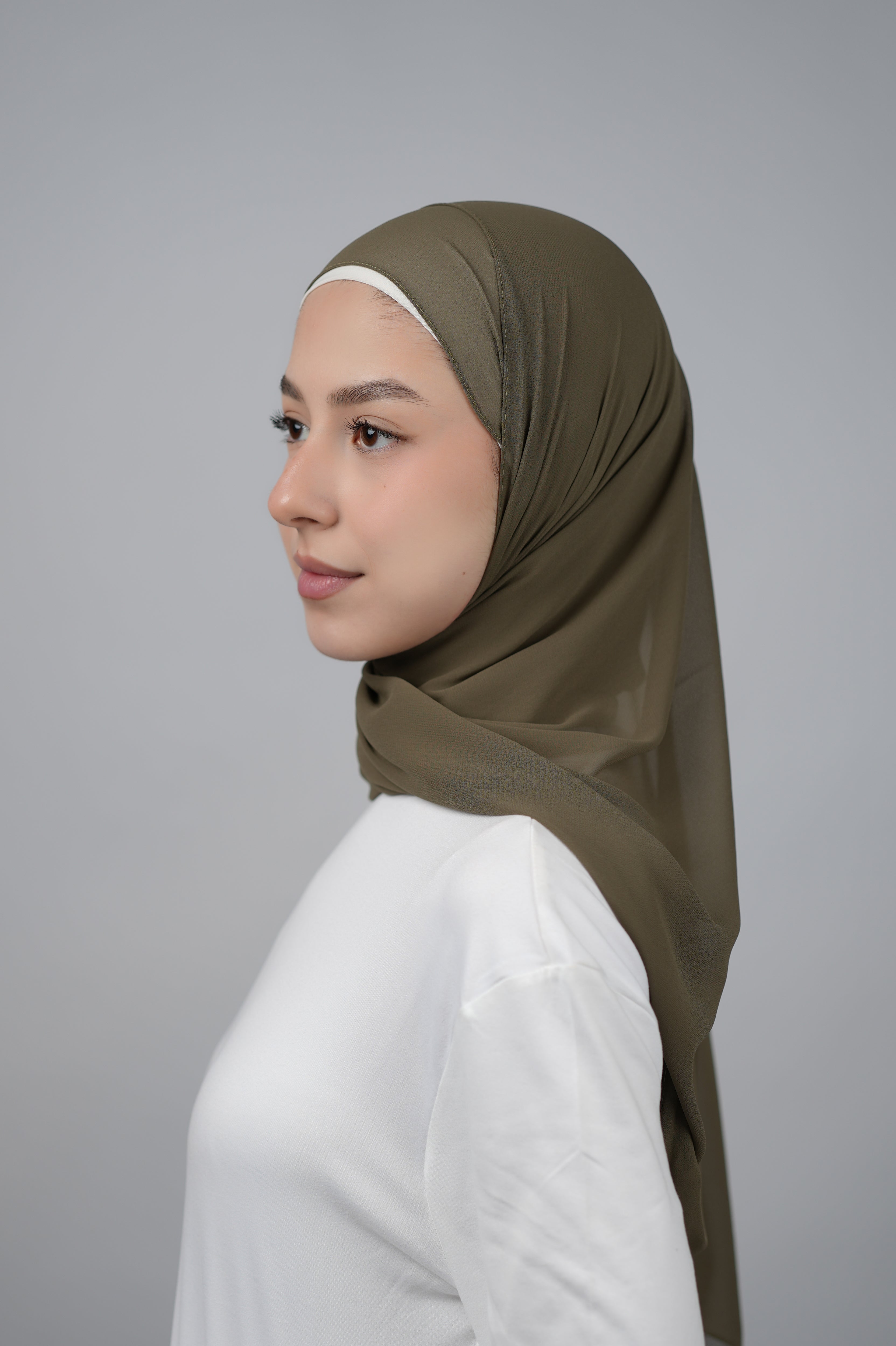 Basic Plain Chiffon Hijab