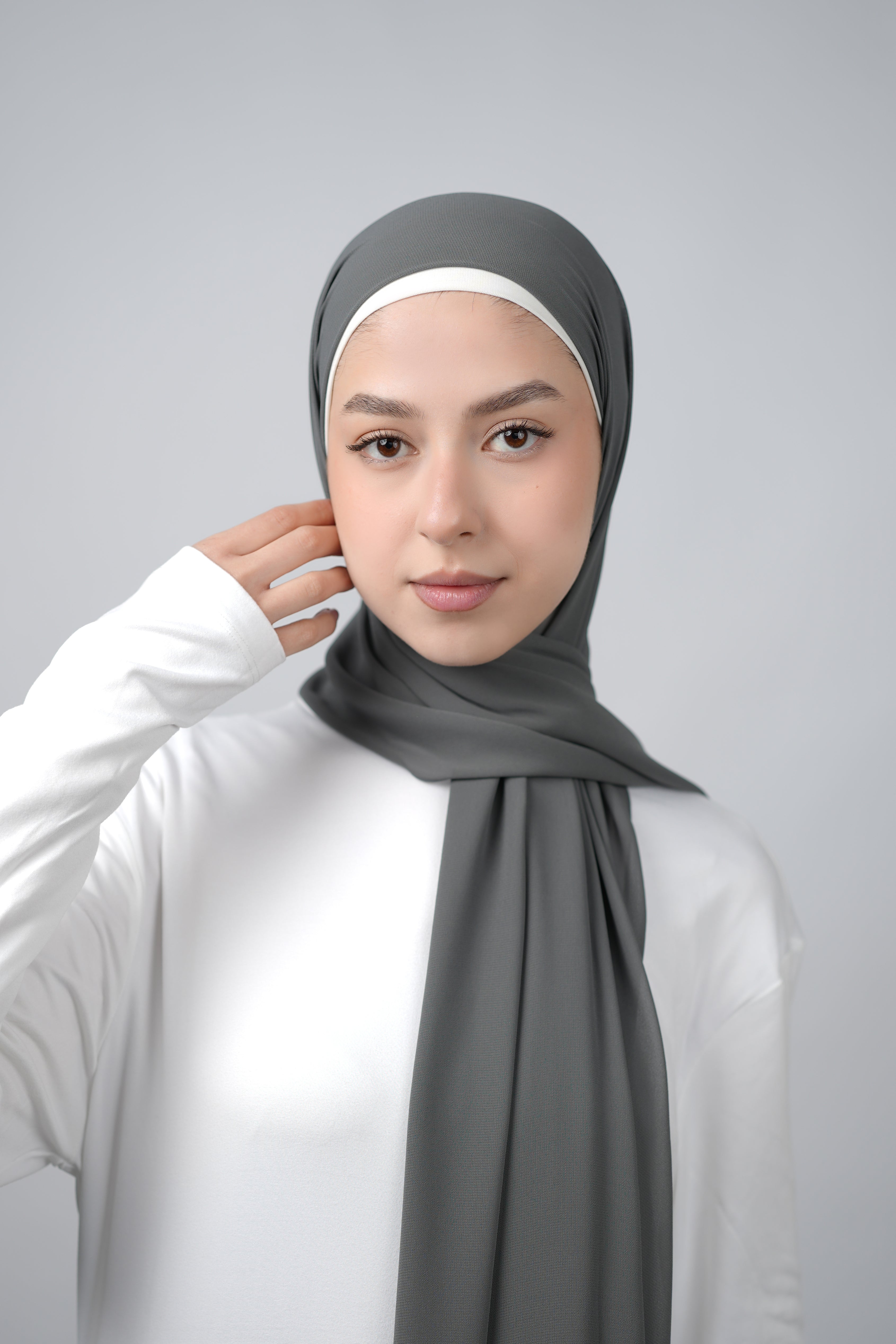 Basic Plain Chiffon Hijab