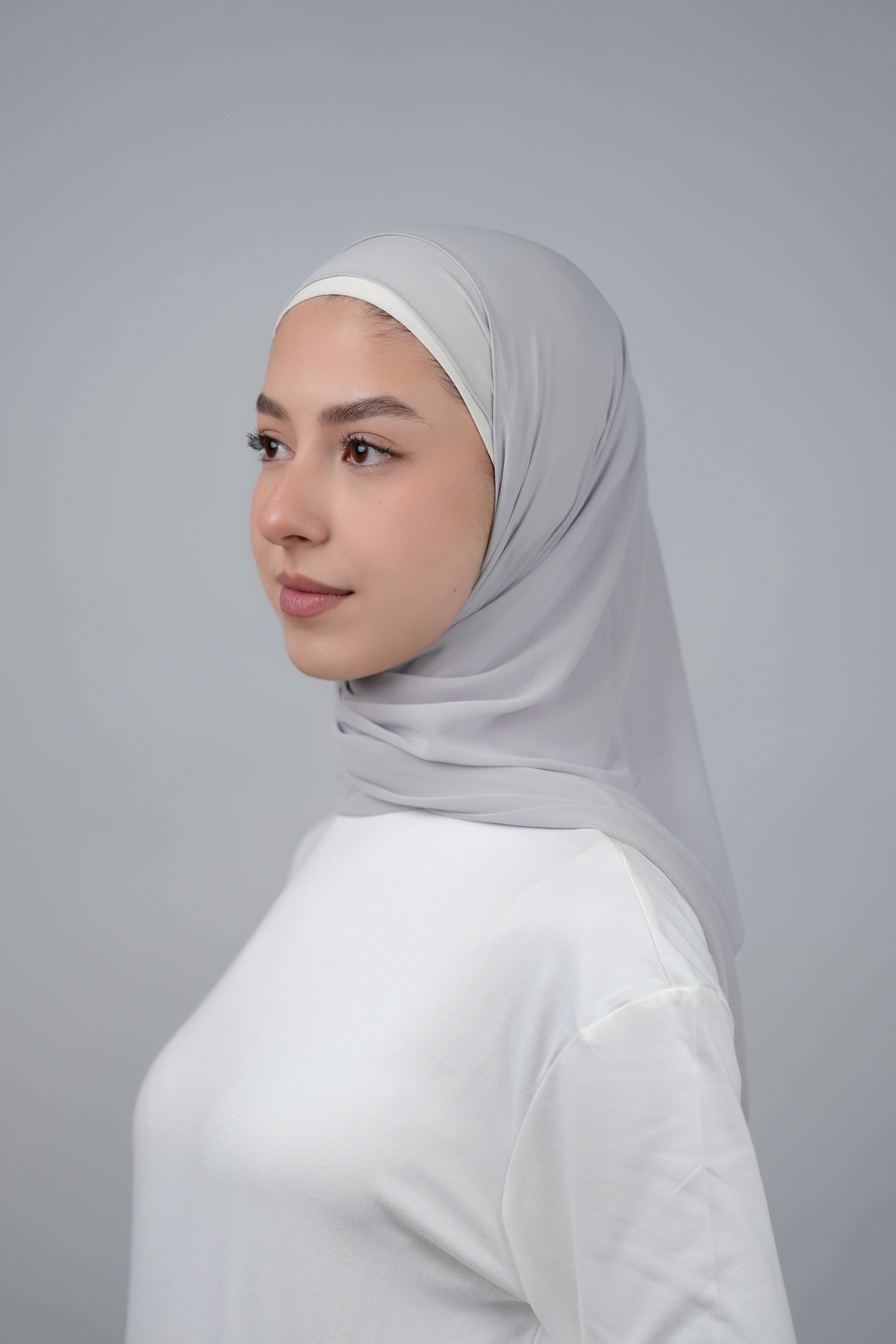 Basic Plain Chiffon Hijab