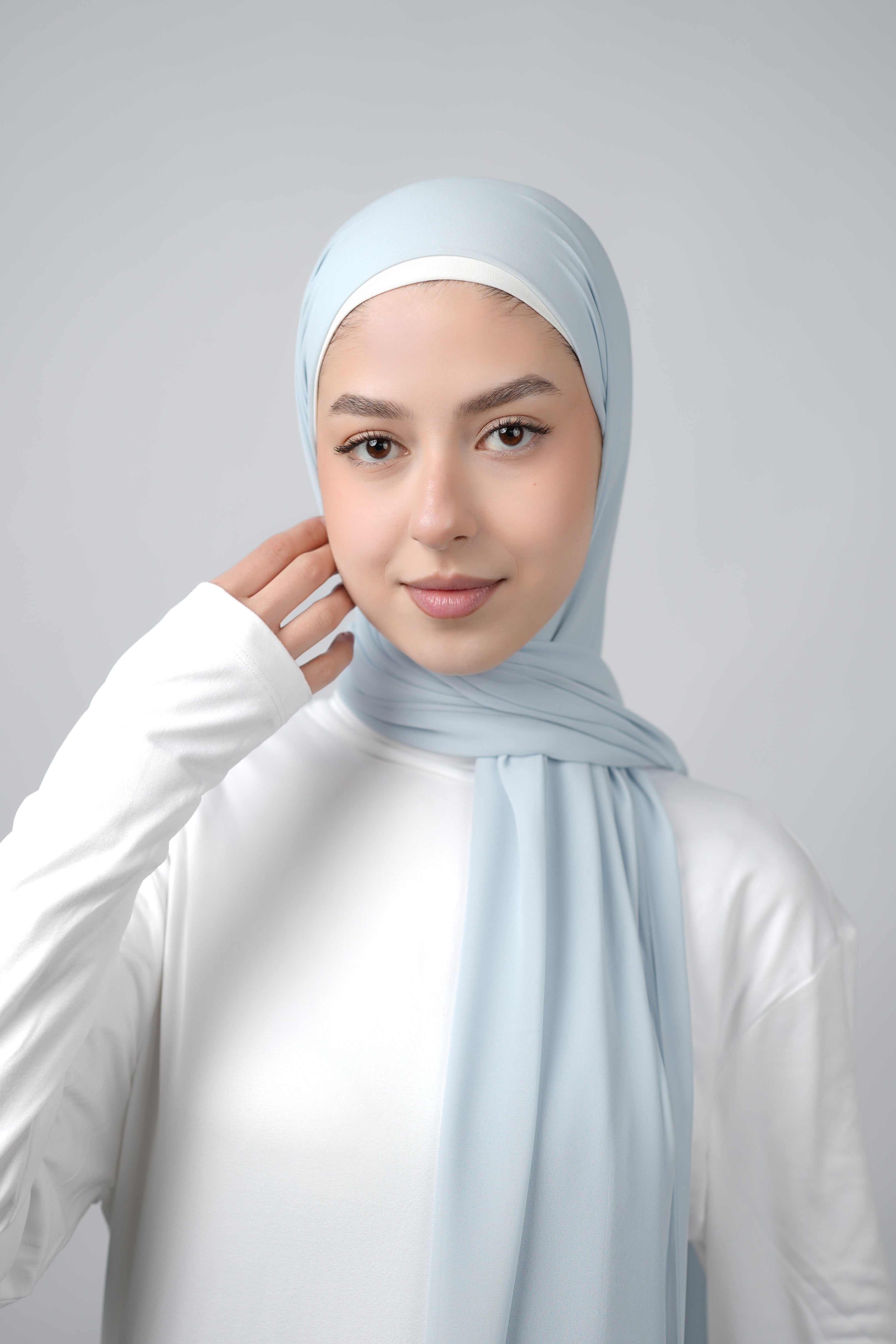 Basic Plain Chiffon Hijab