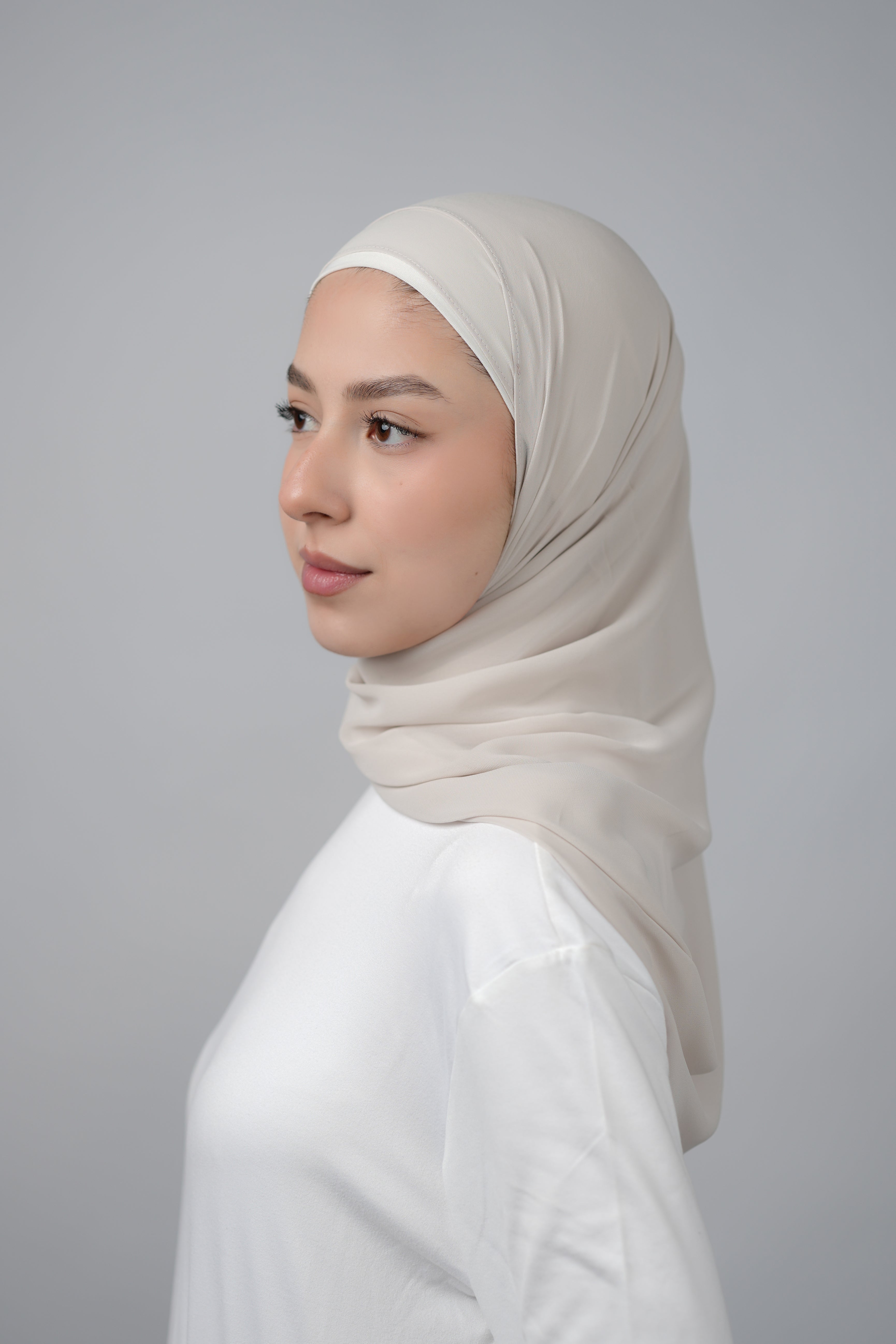 Basic Plain Chiffon Hijab