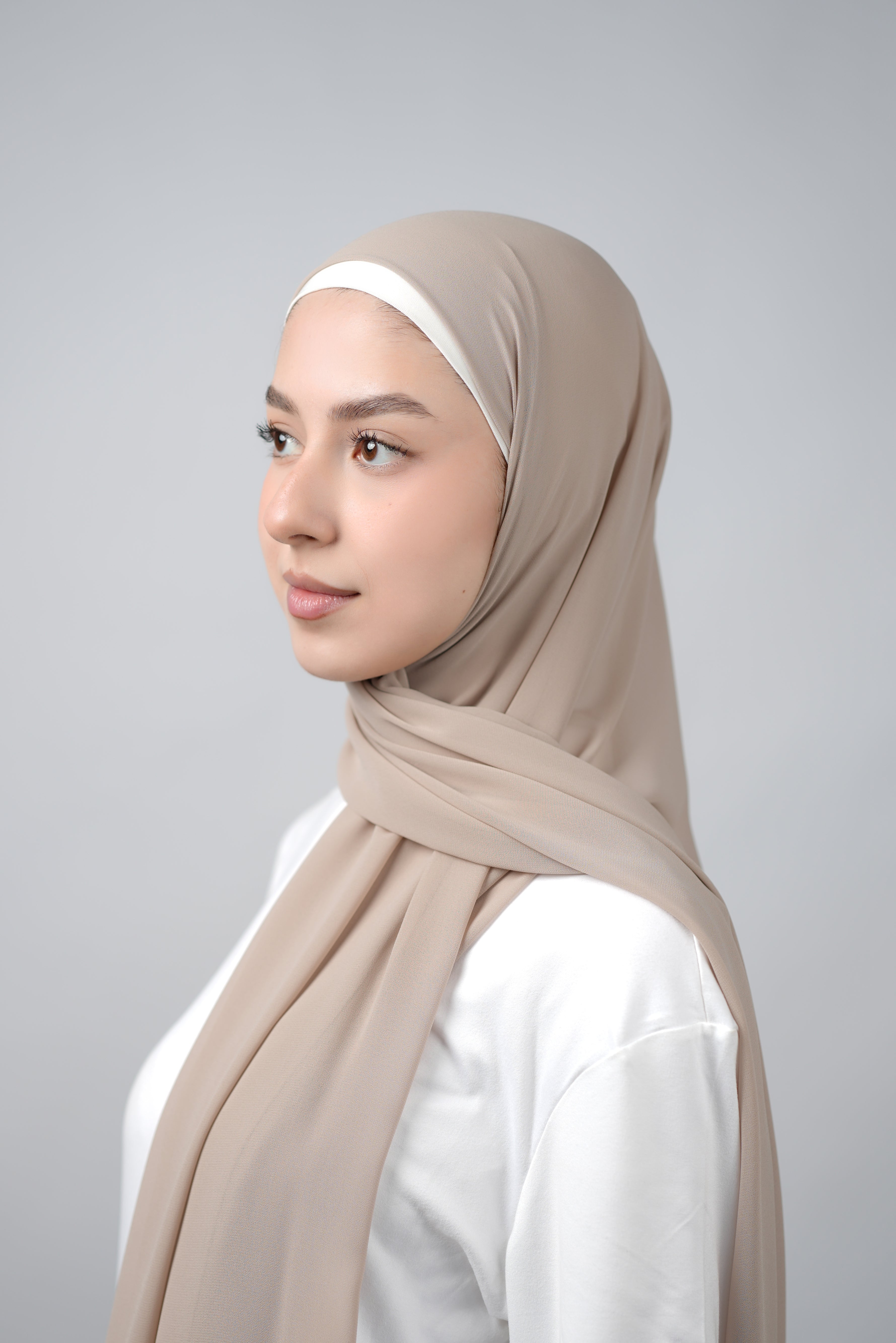 Basic Plain Chiffon Hijab