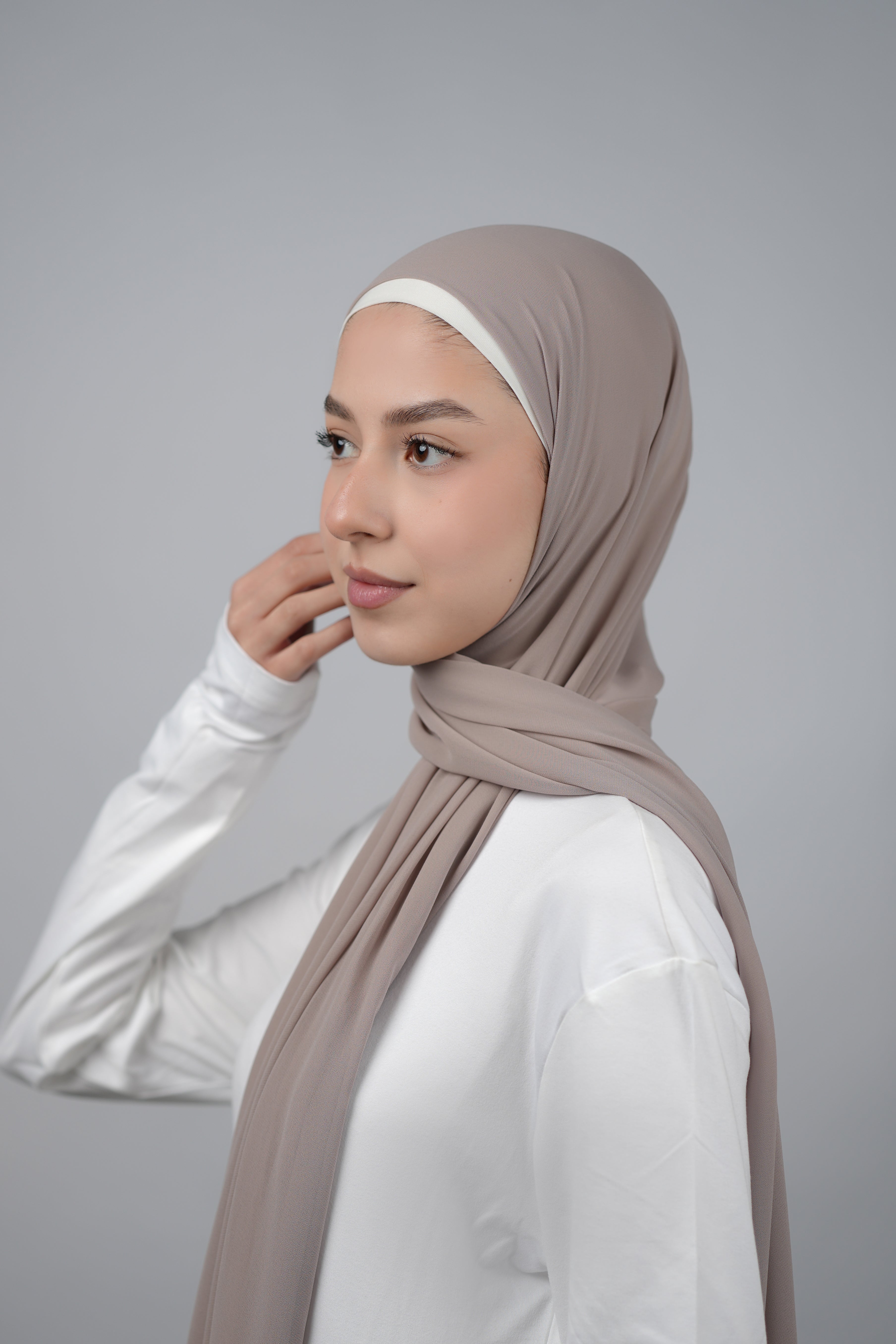 Basic Plain Chiffon Hijab