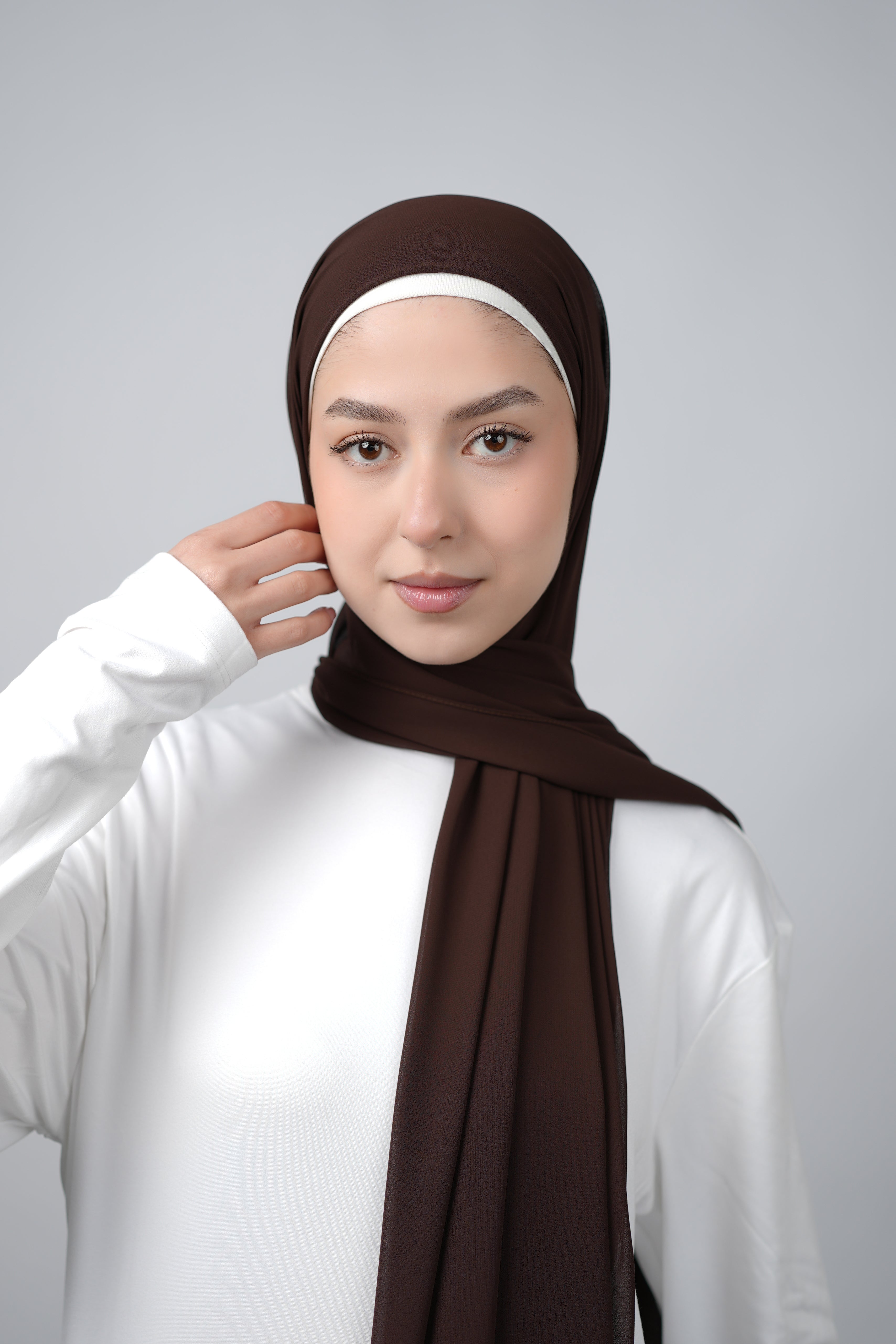 Basic Plain Chiffon Hijab