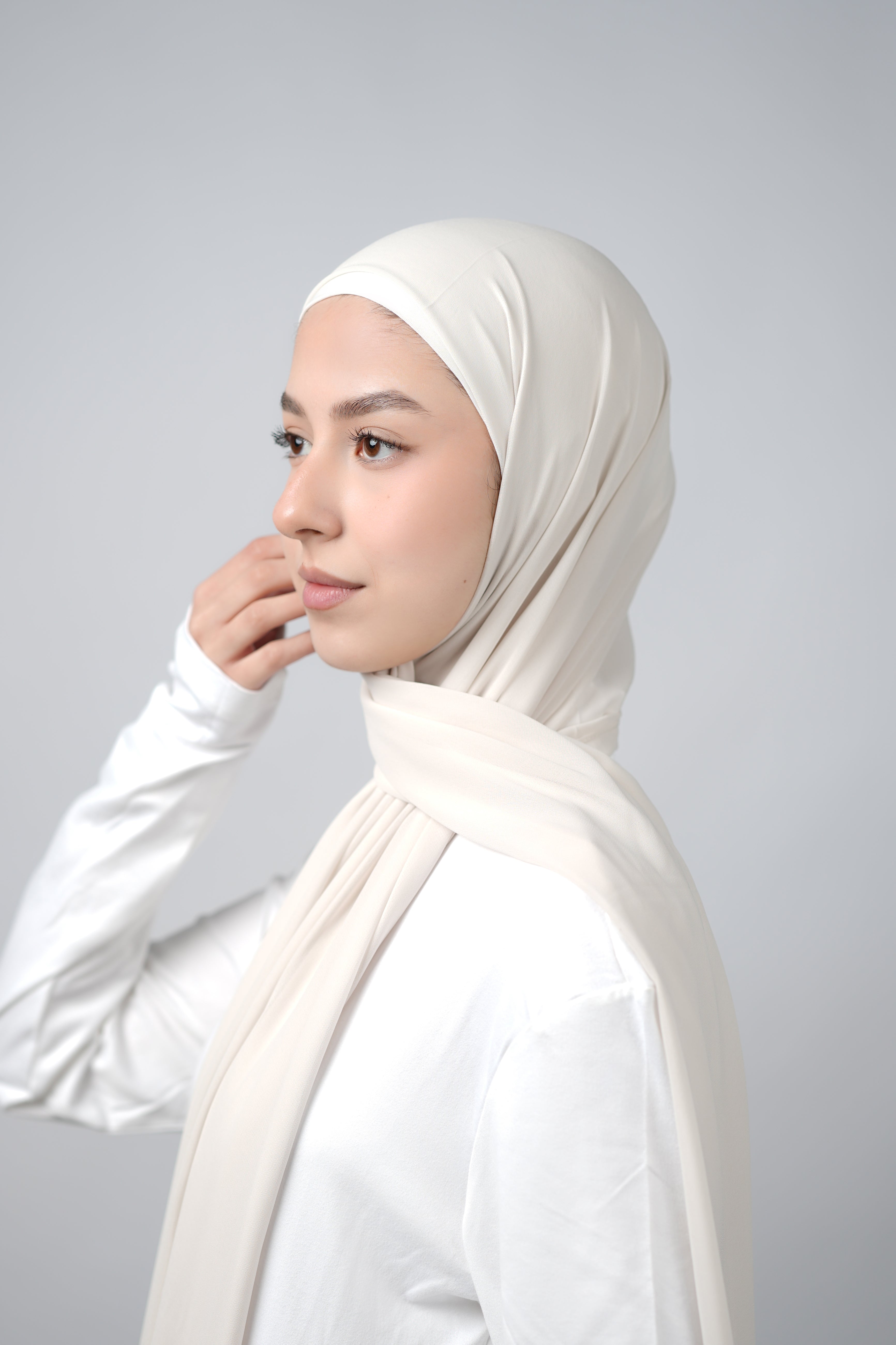 Basic Plain Chiffon Hijab