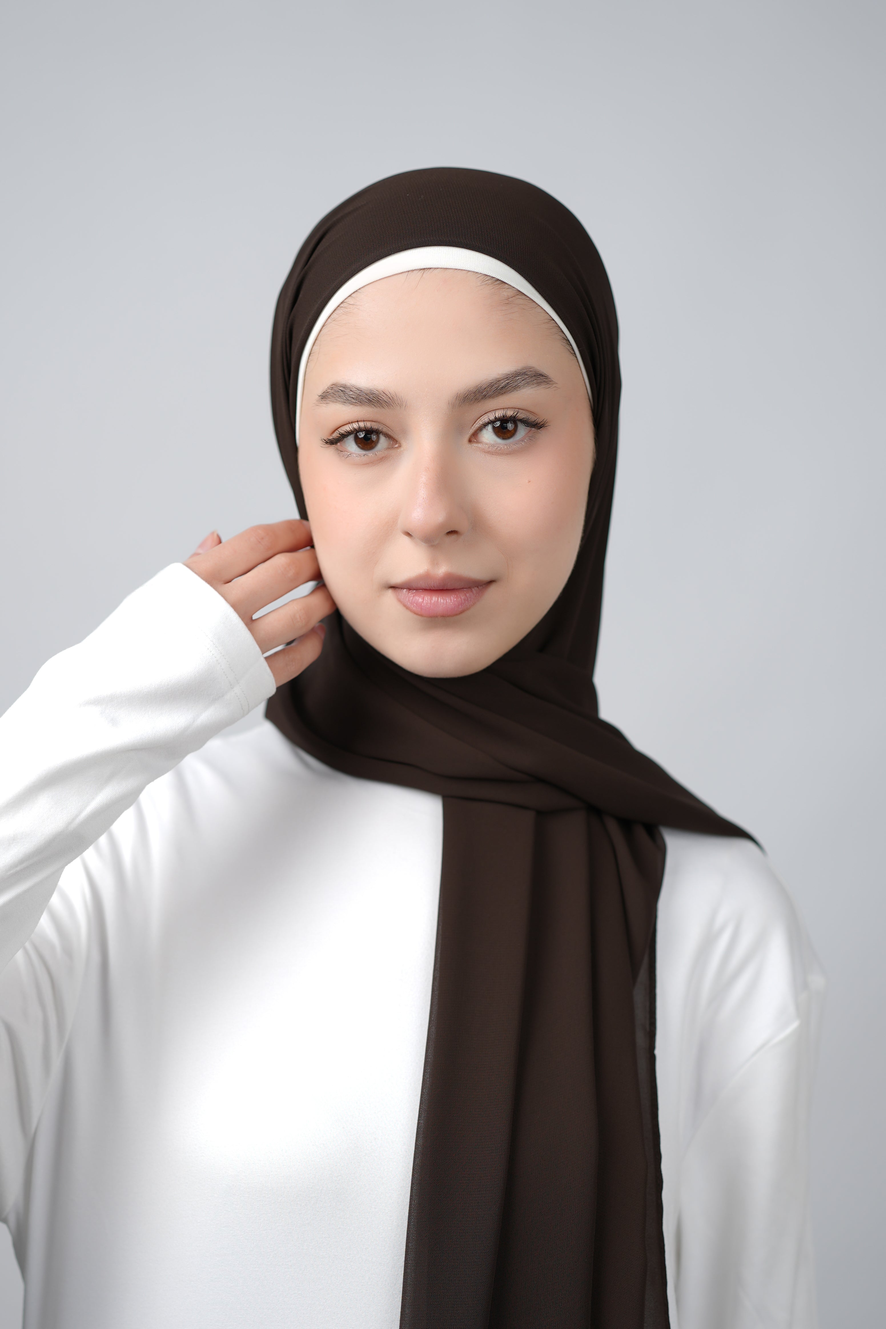 Basic Plain Chiffon Hijab