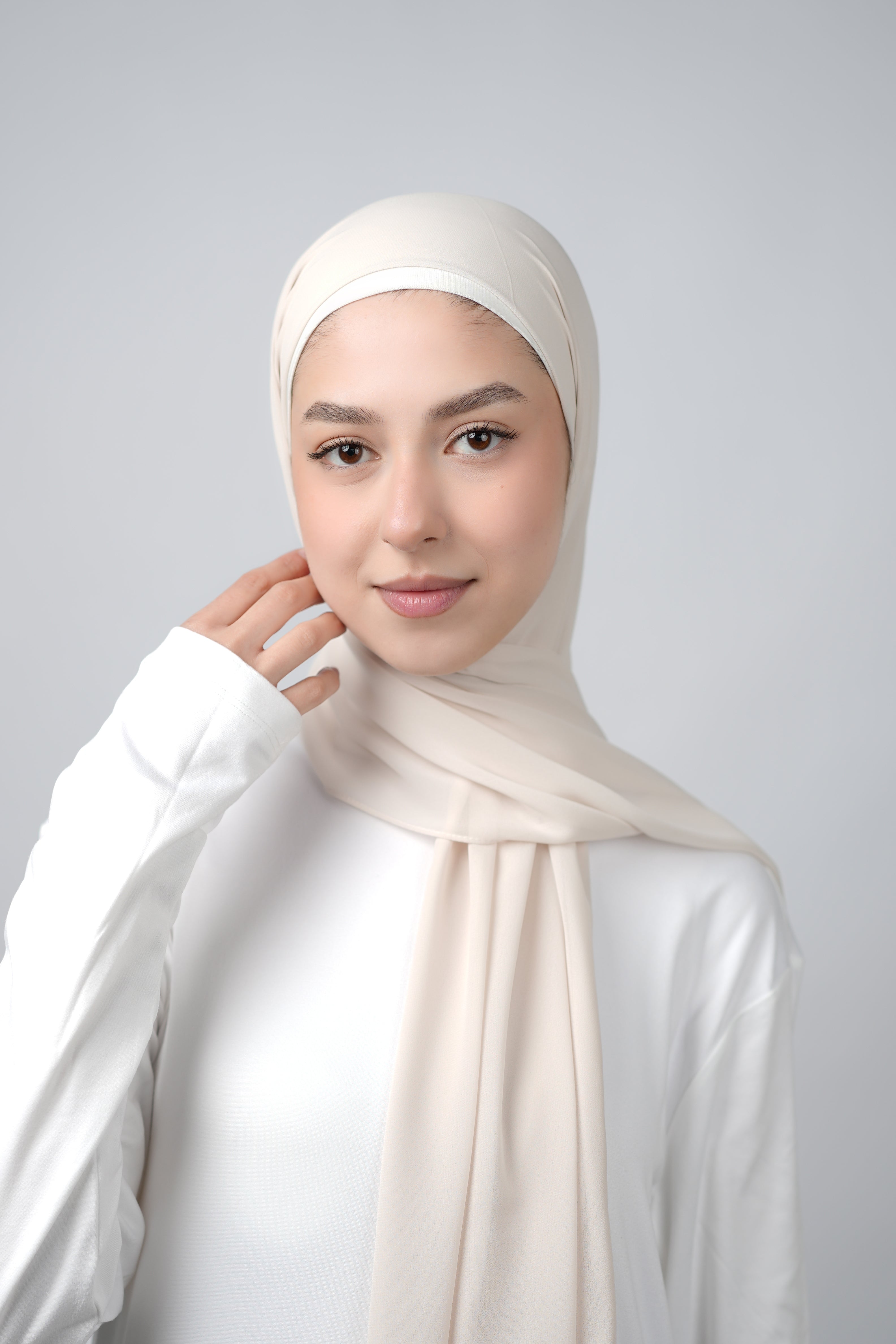 Basic Plain Chiffon Hijab