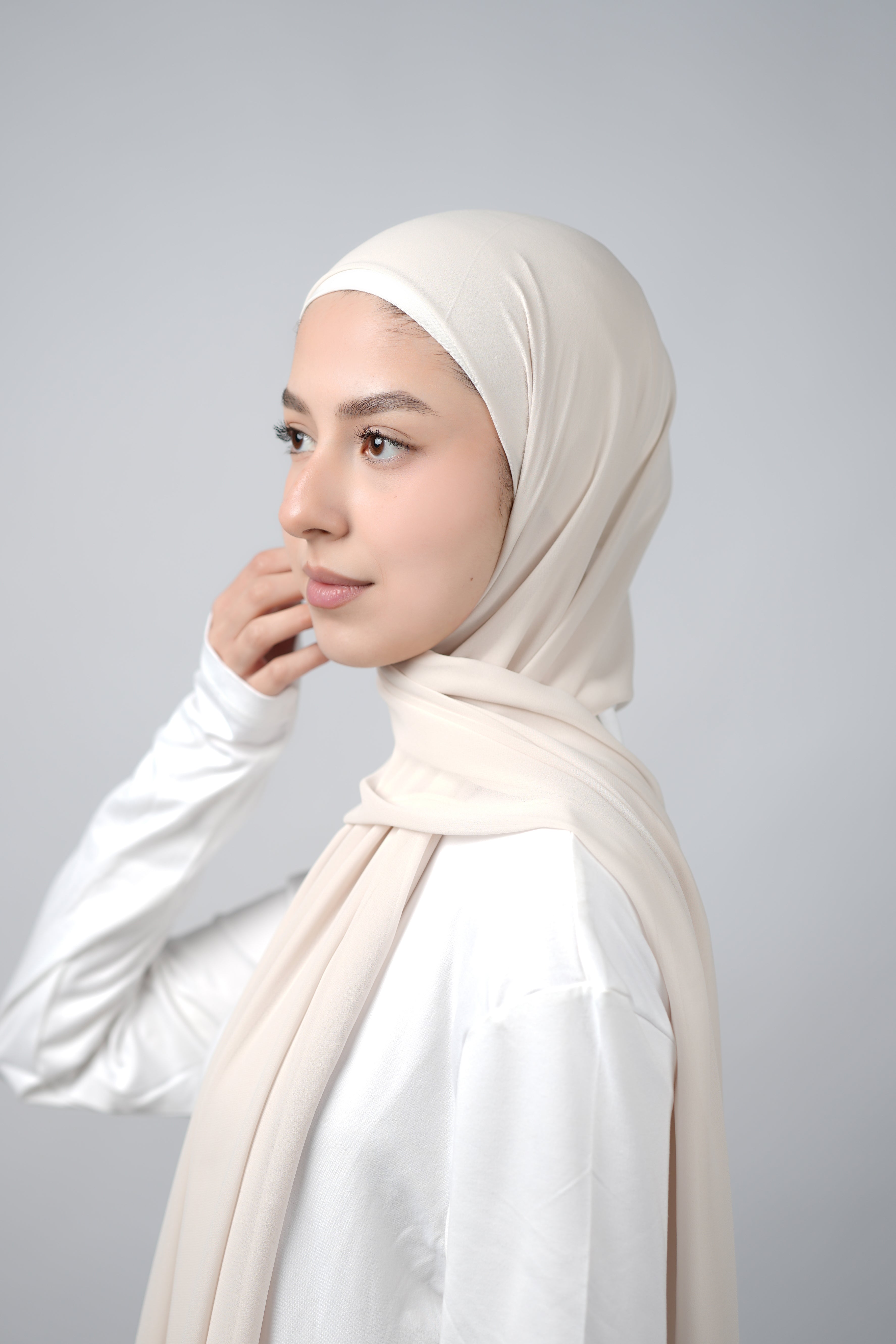 Basic Plain Chiffon Hijab