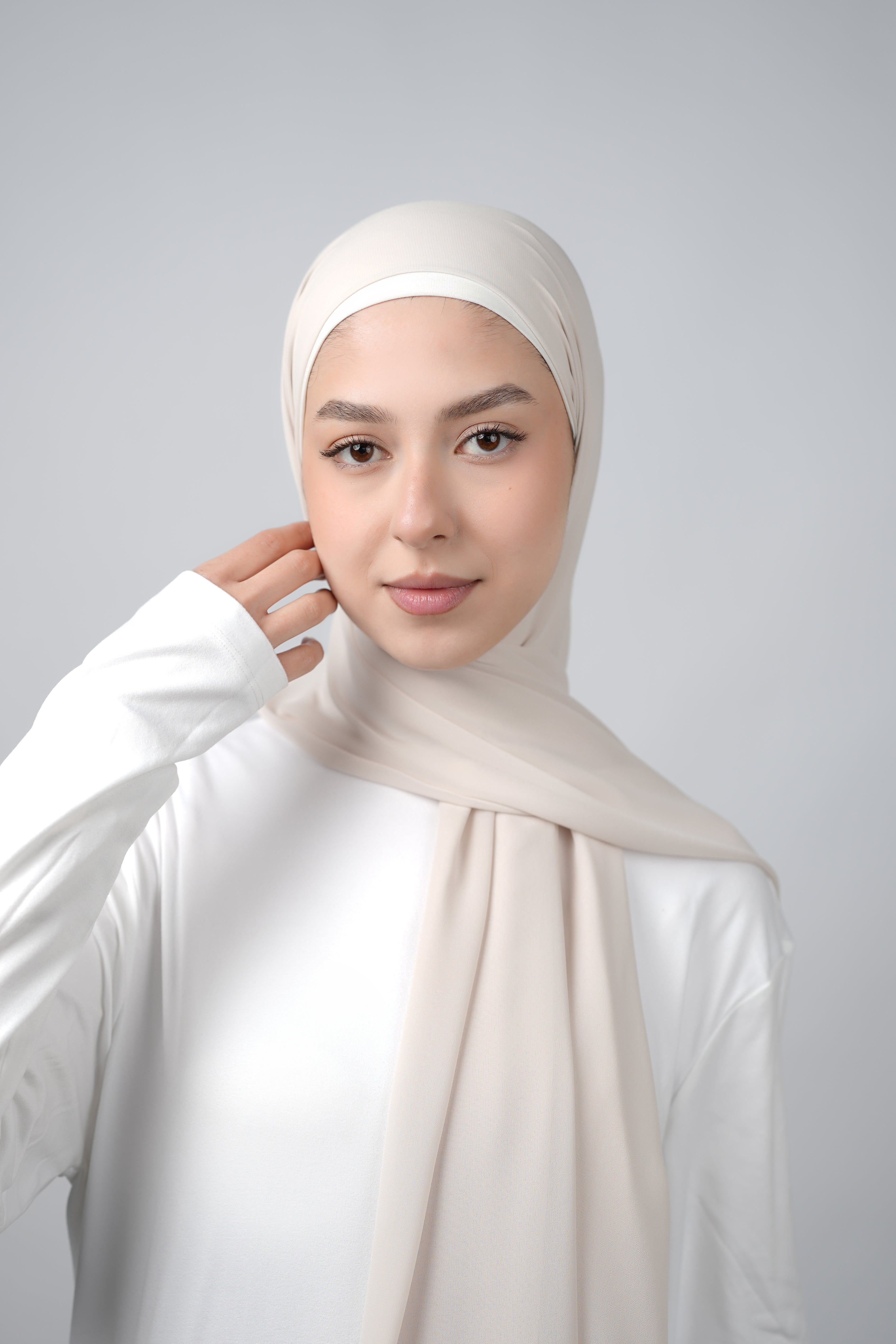 Basic Plain Chiffon Hijab