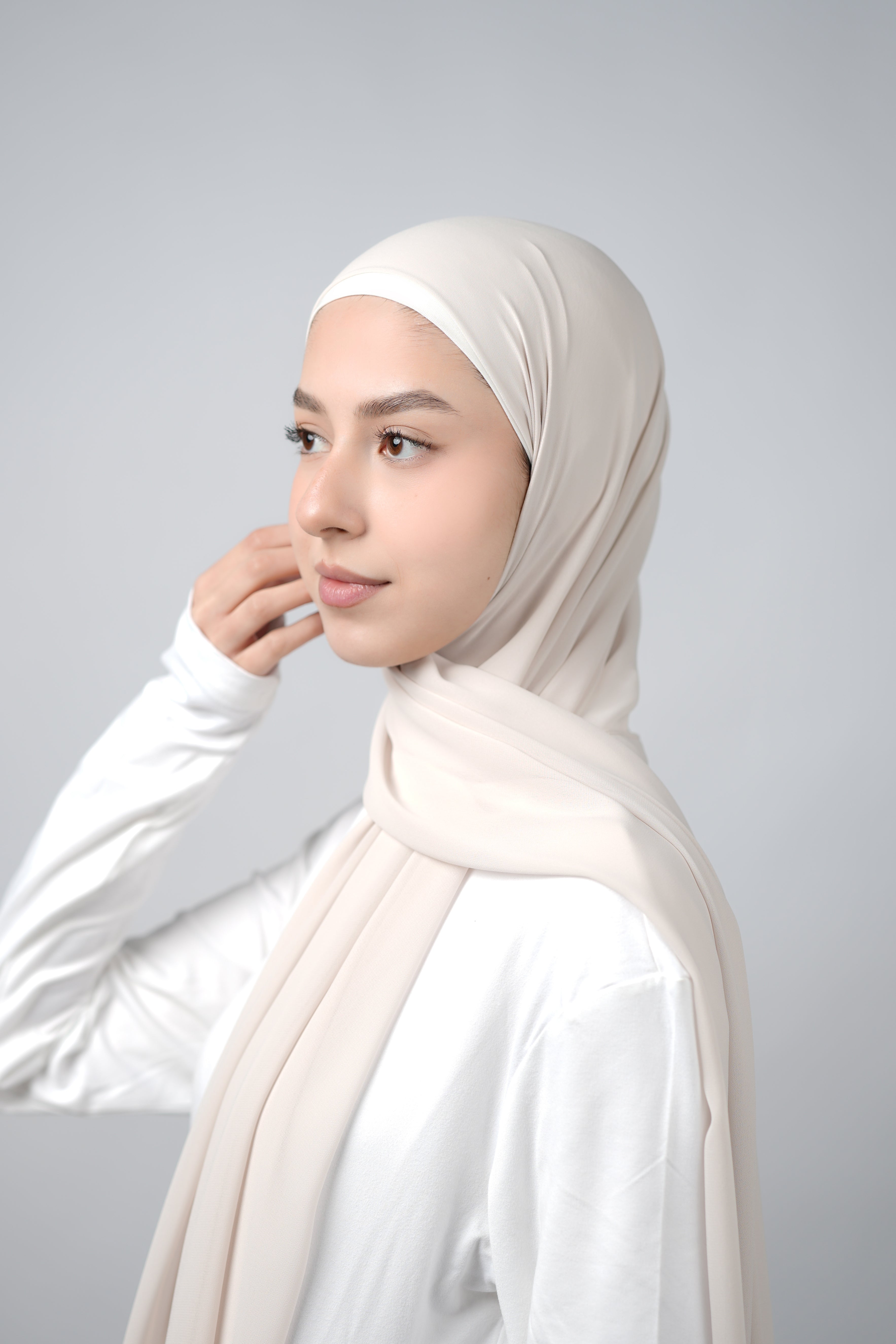 Basic Plain Chiffon Hijab