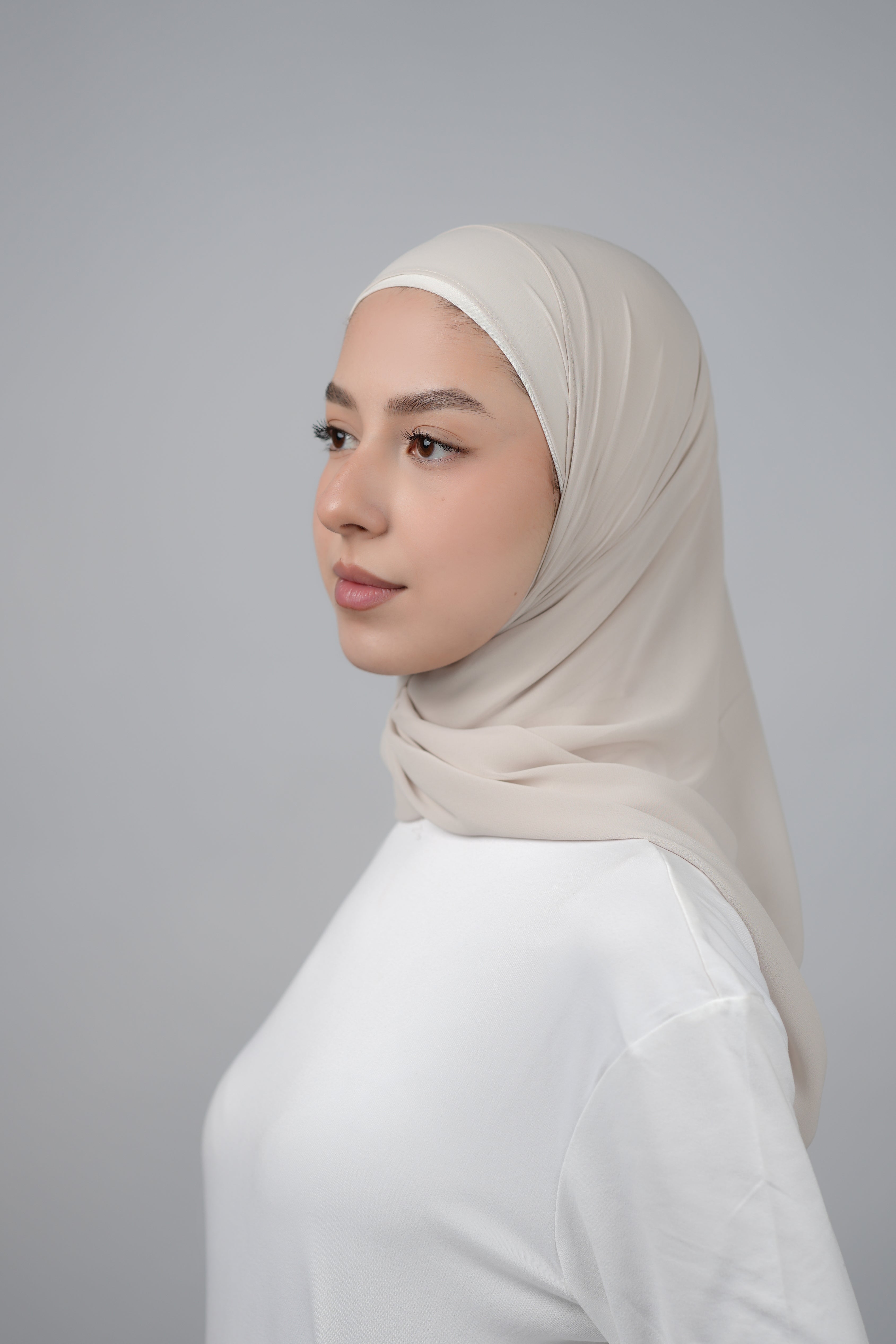 Basic Plain Chiffon Hijab