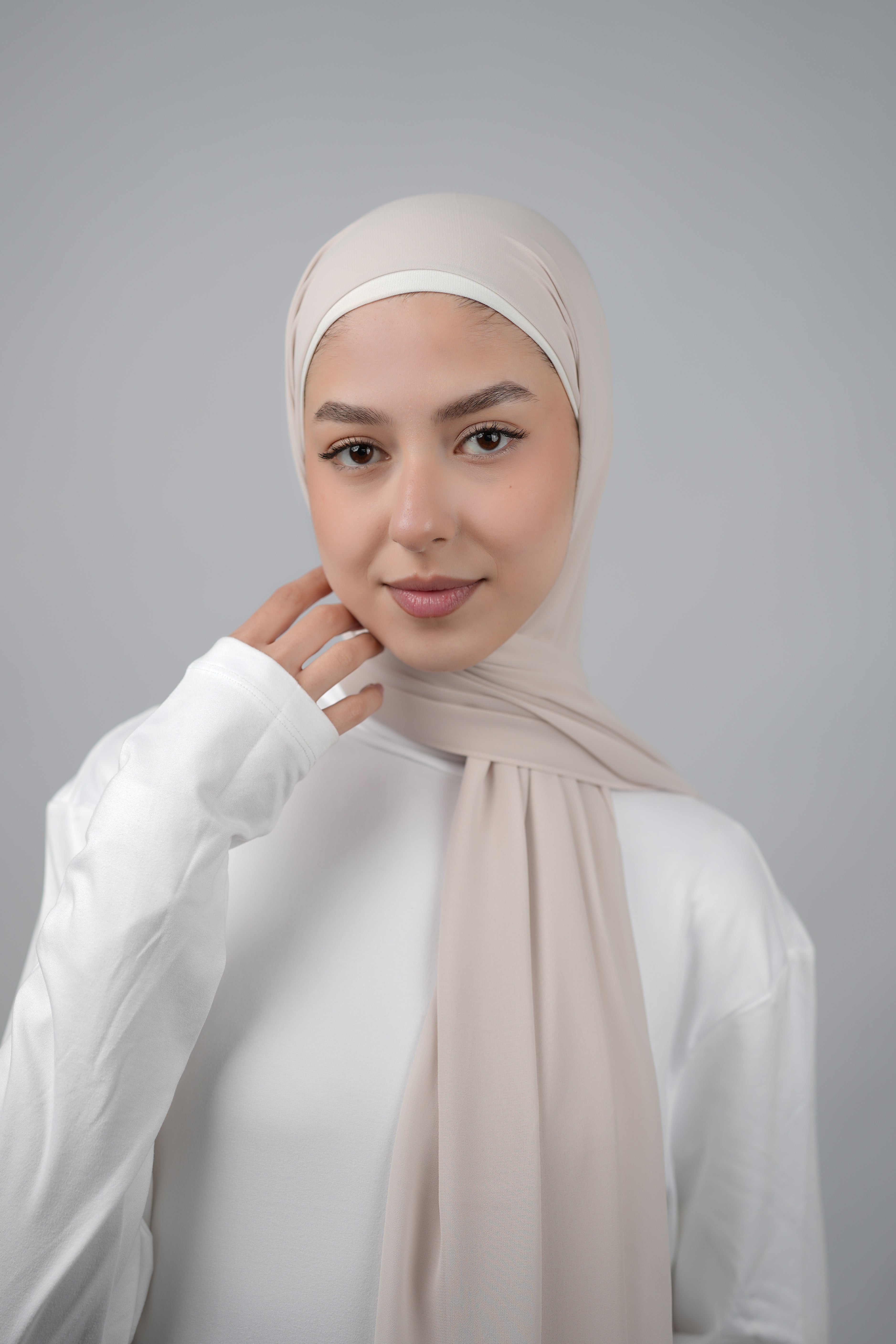 Basic Plain Chiffon Hijab