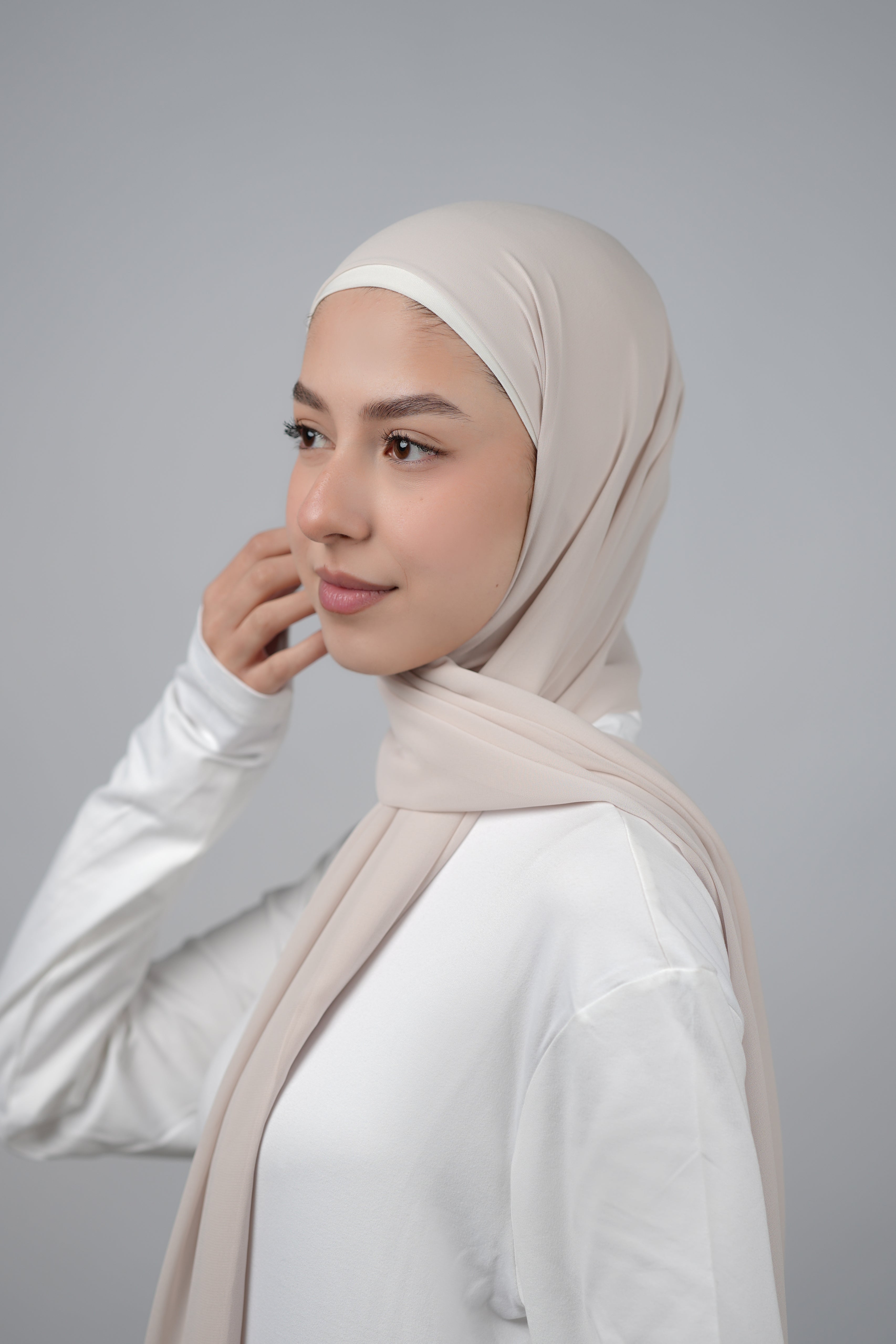 Basic Plain Chiffon Hijab