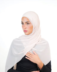 حجاب شيفون سادة أساسي