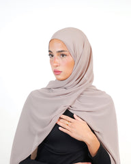 حجاب شيفون سادة أساسي