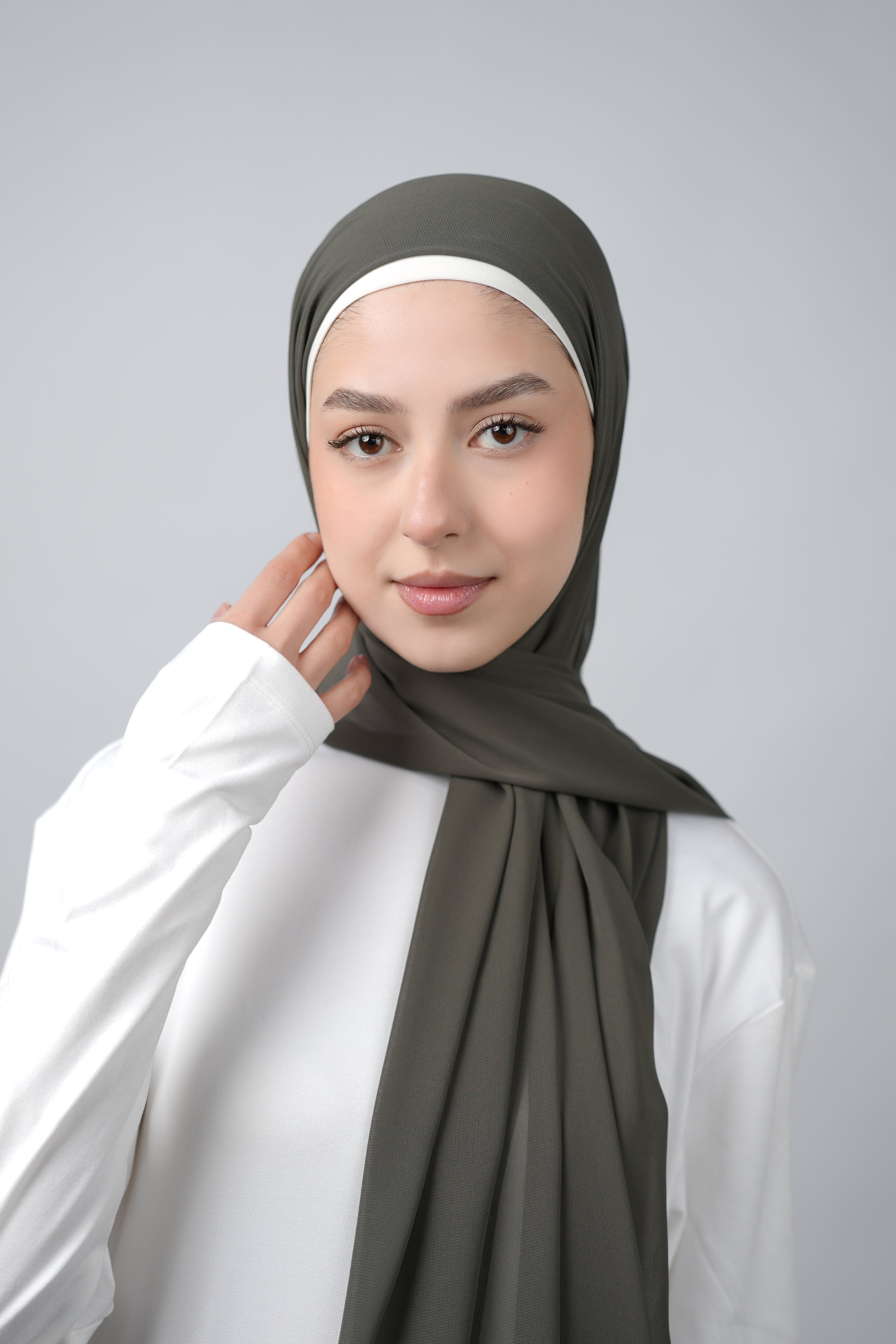Basic Plain Chiffon Hijab