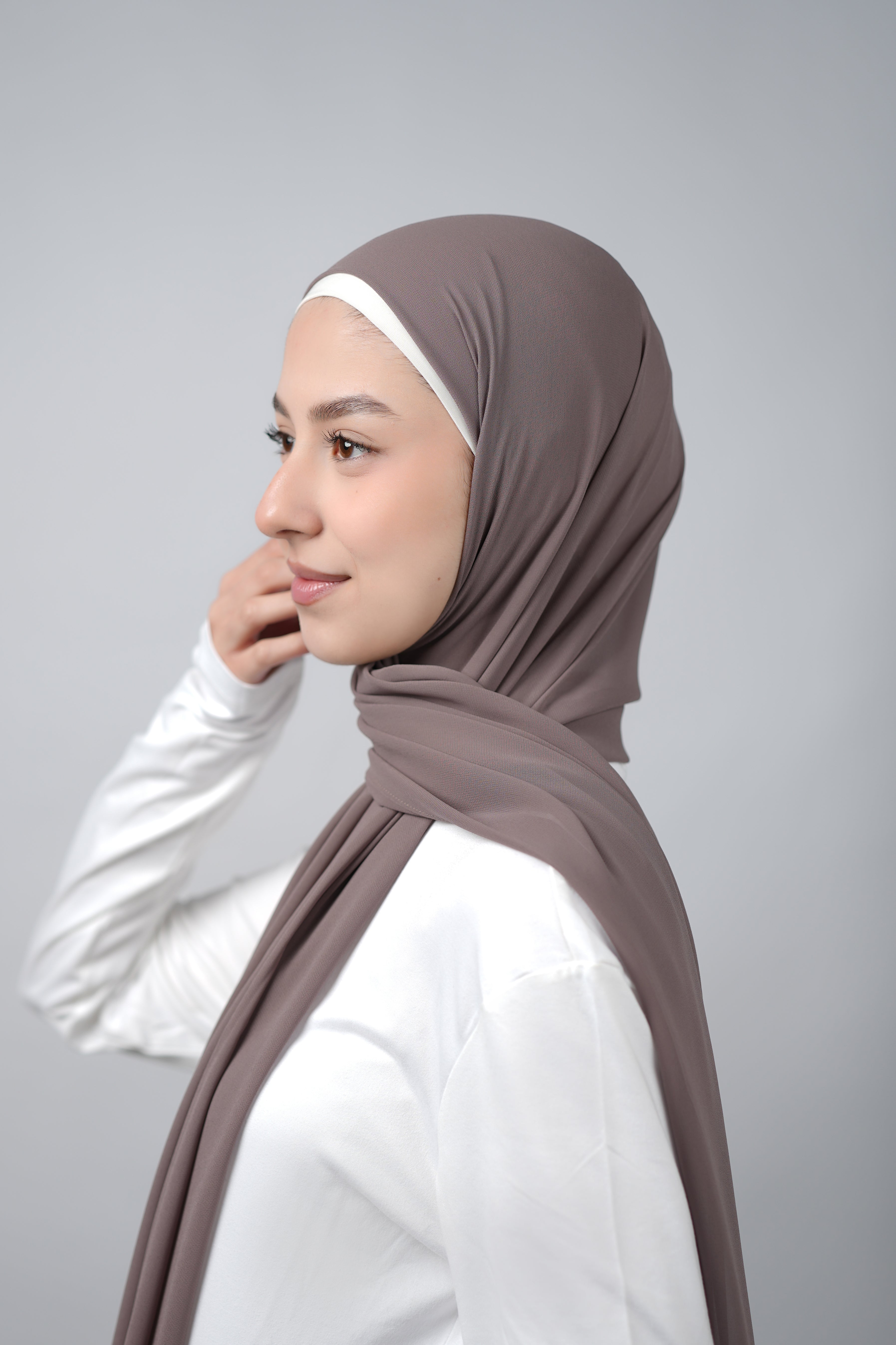 Basic Plain Chiffon Hijab