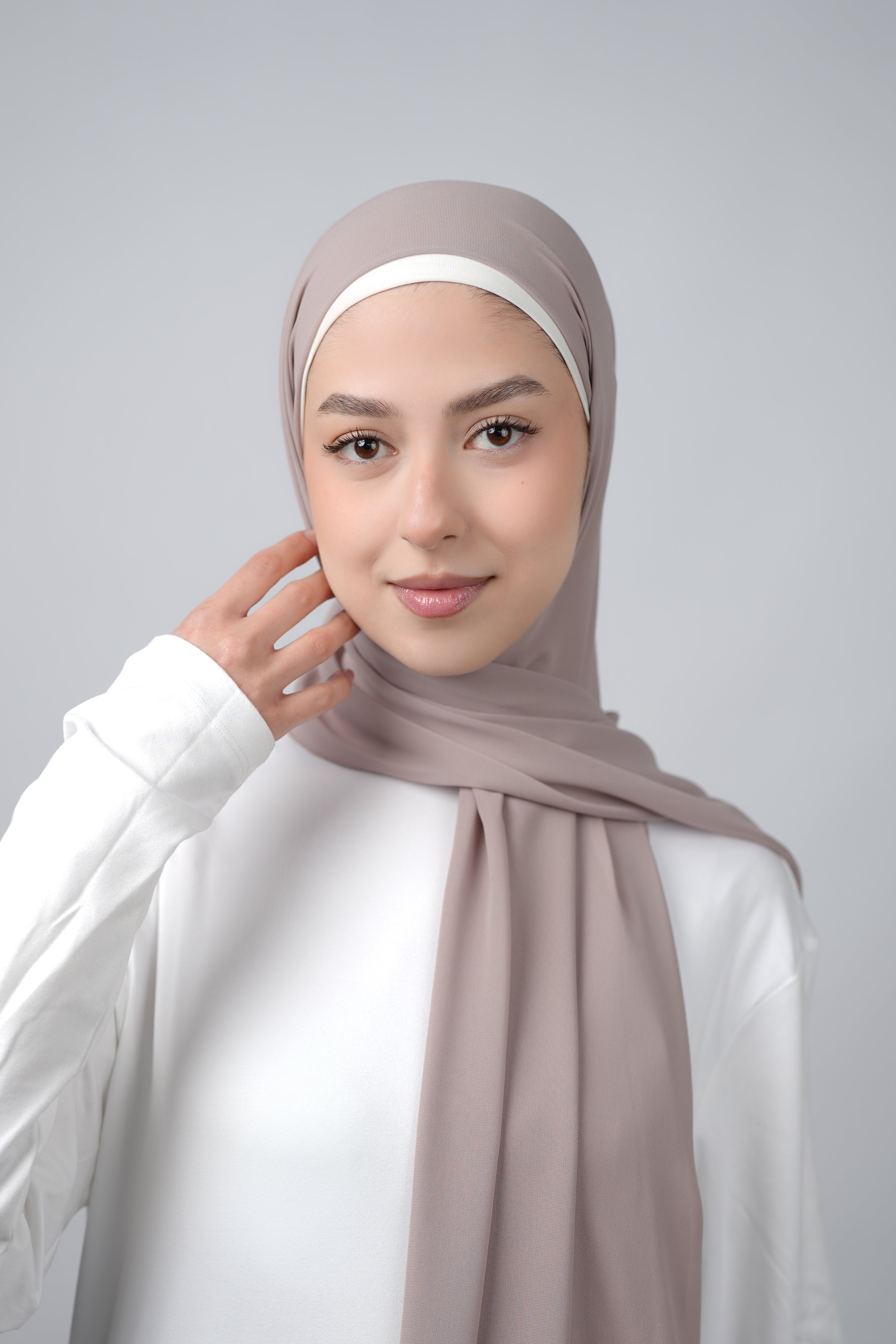 Basic Plain Chiffon Hijab
