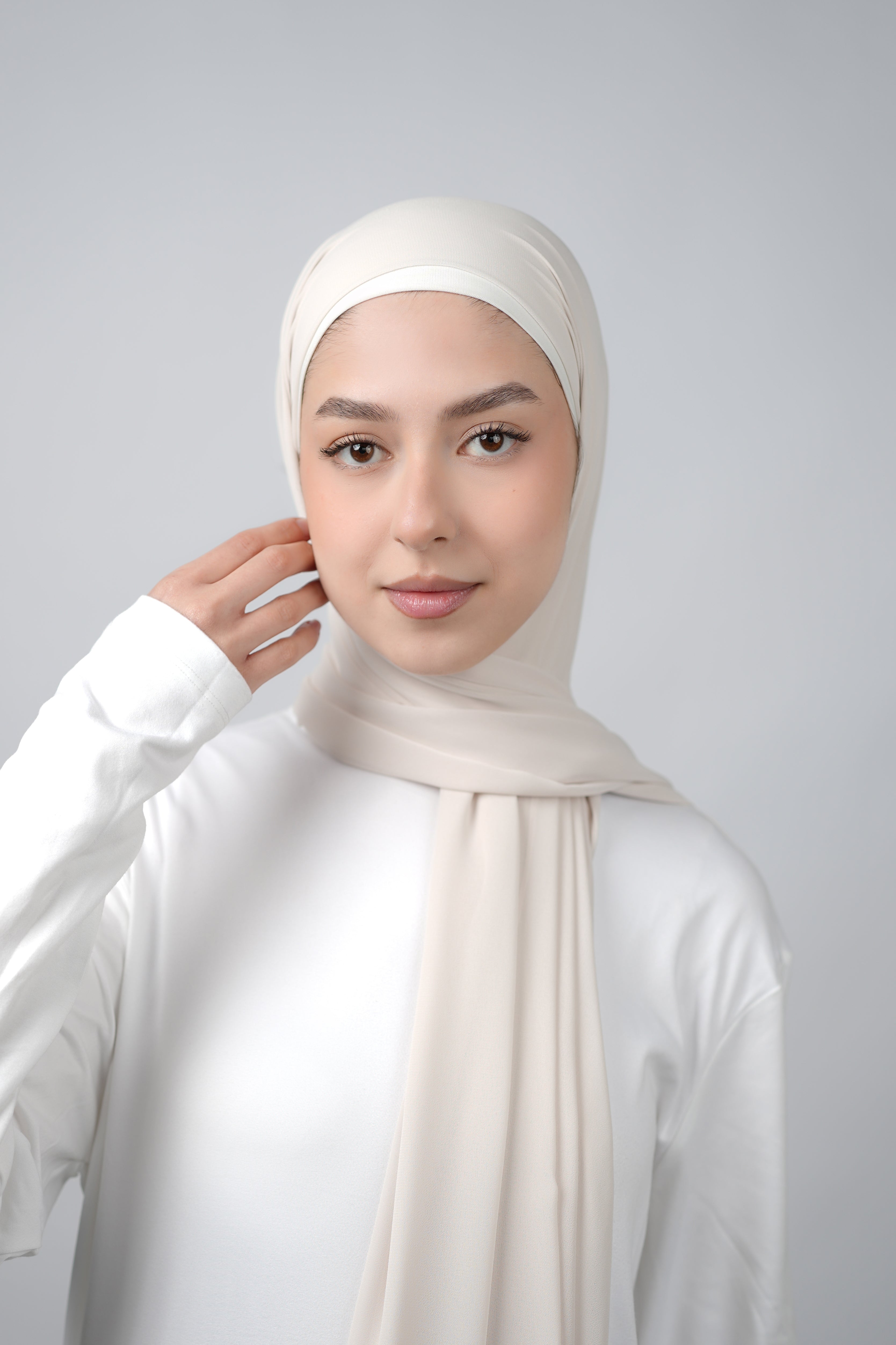 Basic Plain Chiffon Hijab