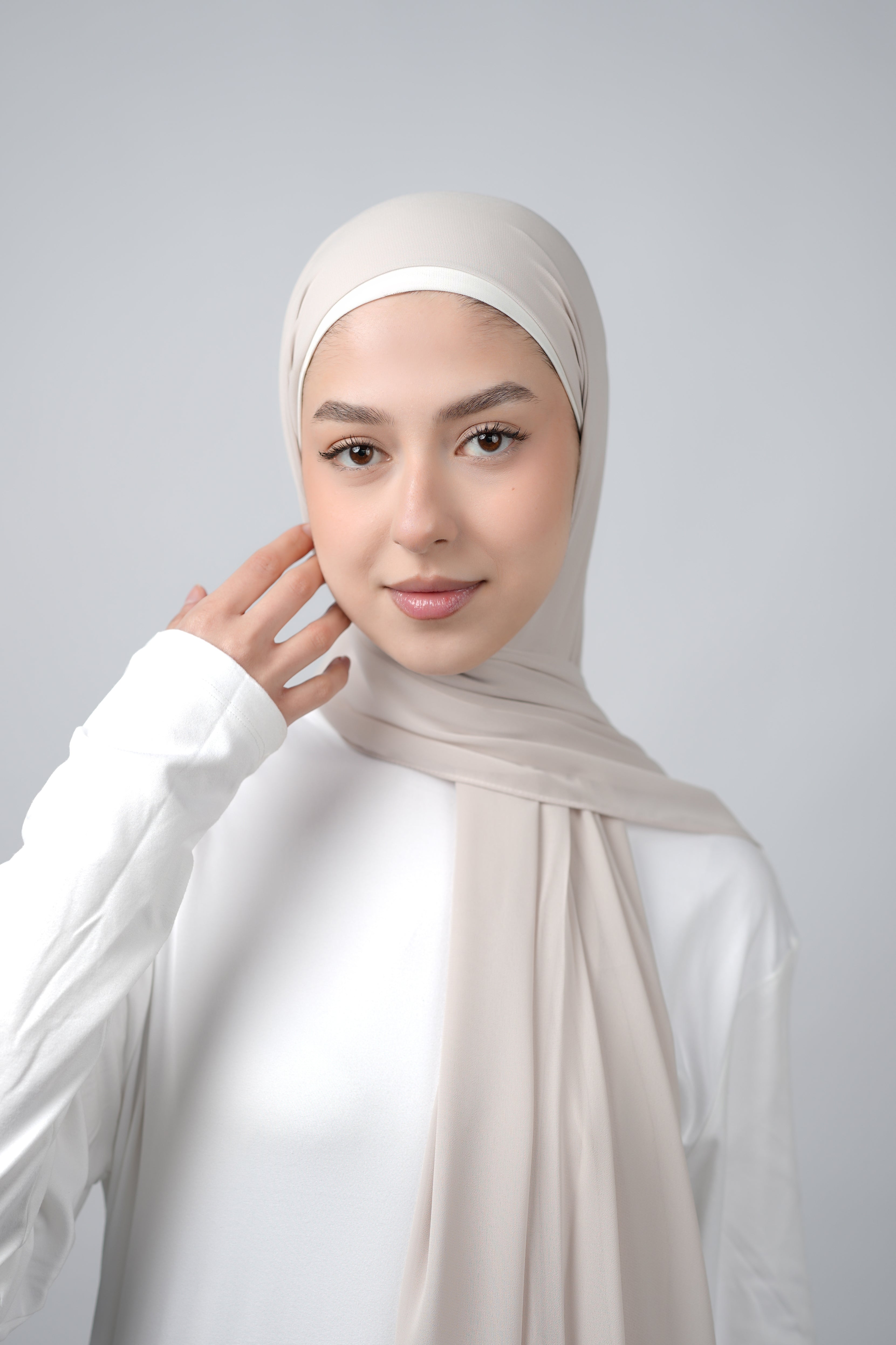 Basic Plain Chiffon Hijab