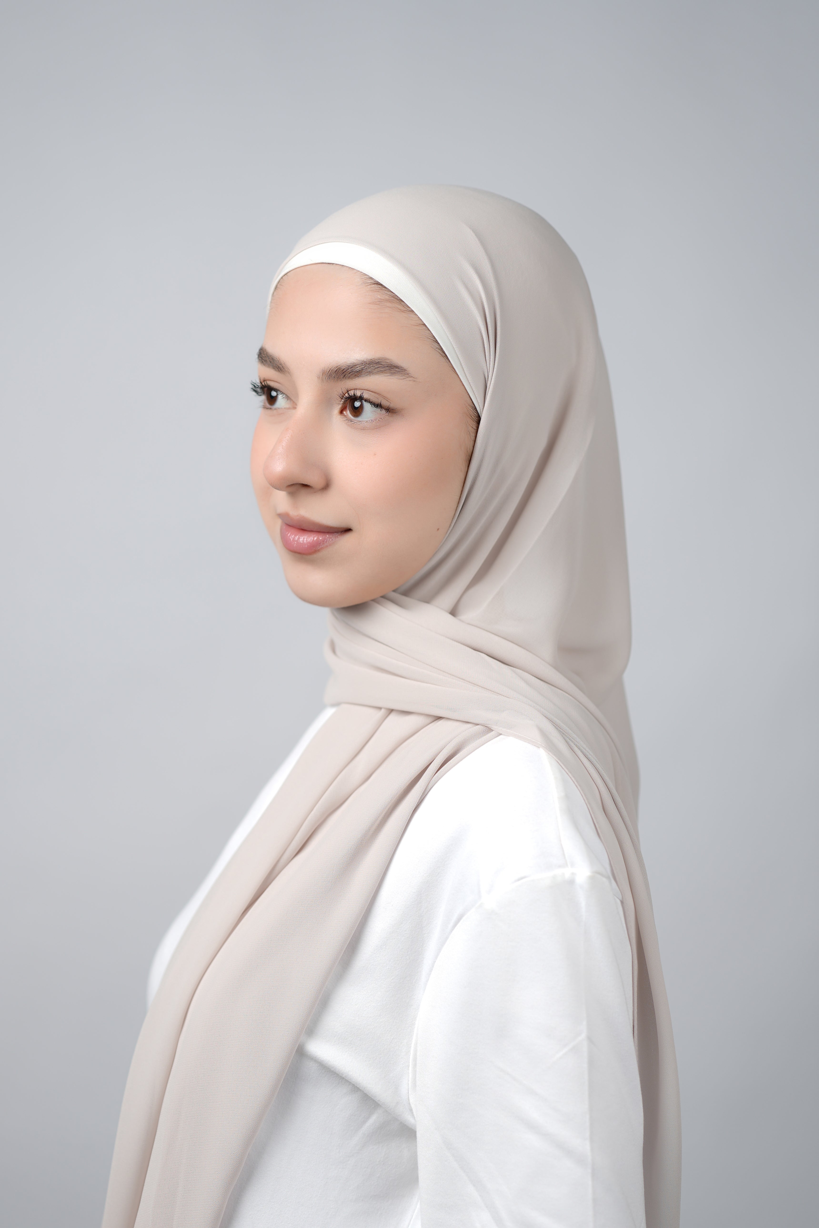 Basic Plain Chiffon Hijab