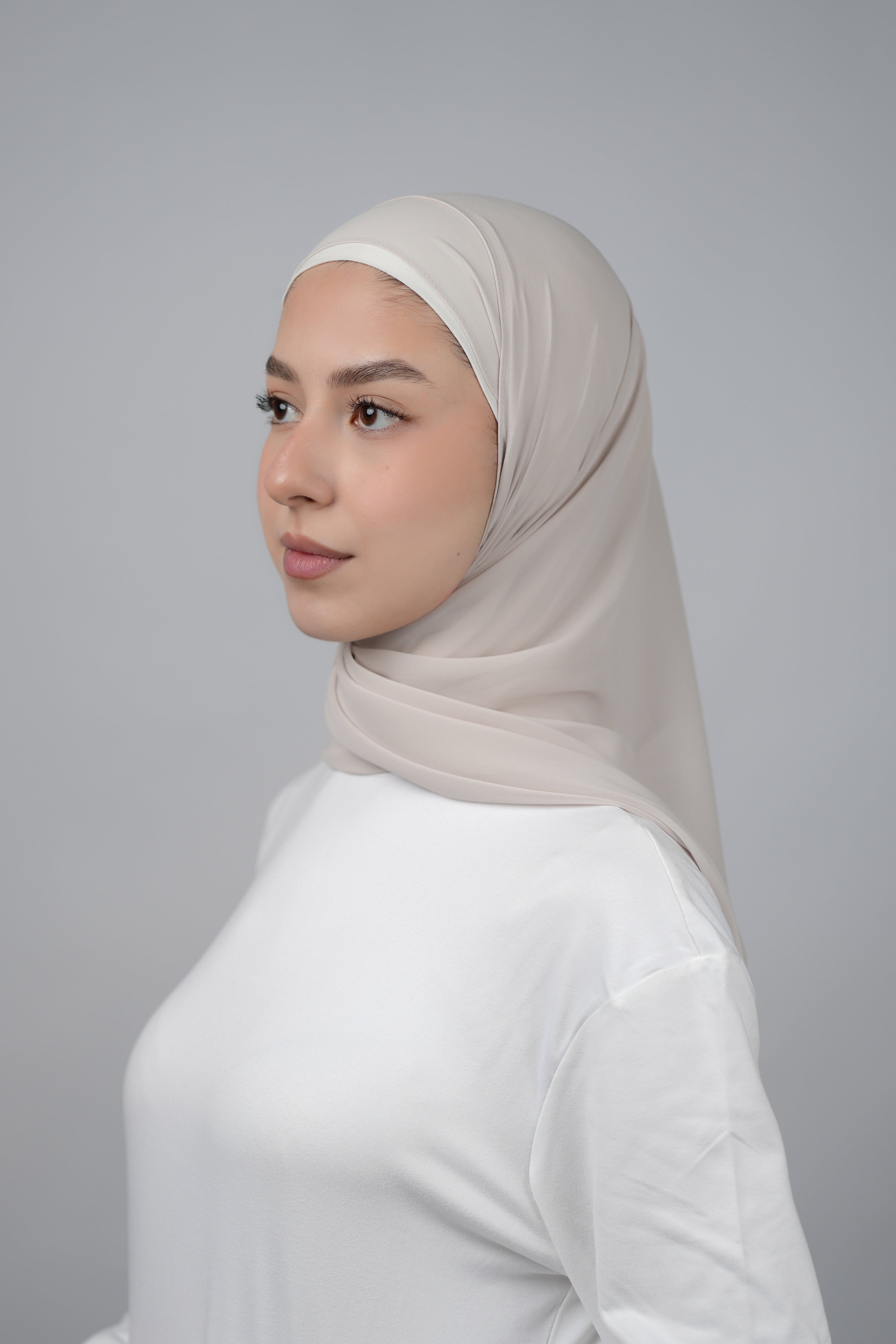 Basic Plain Chiffon Hijab