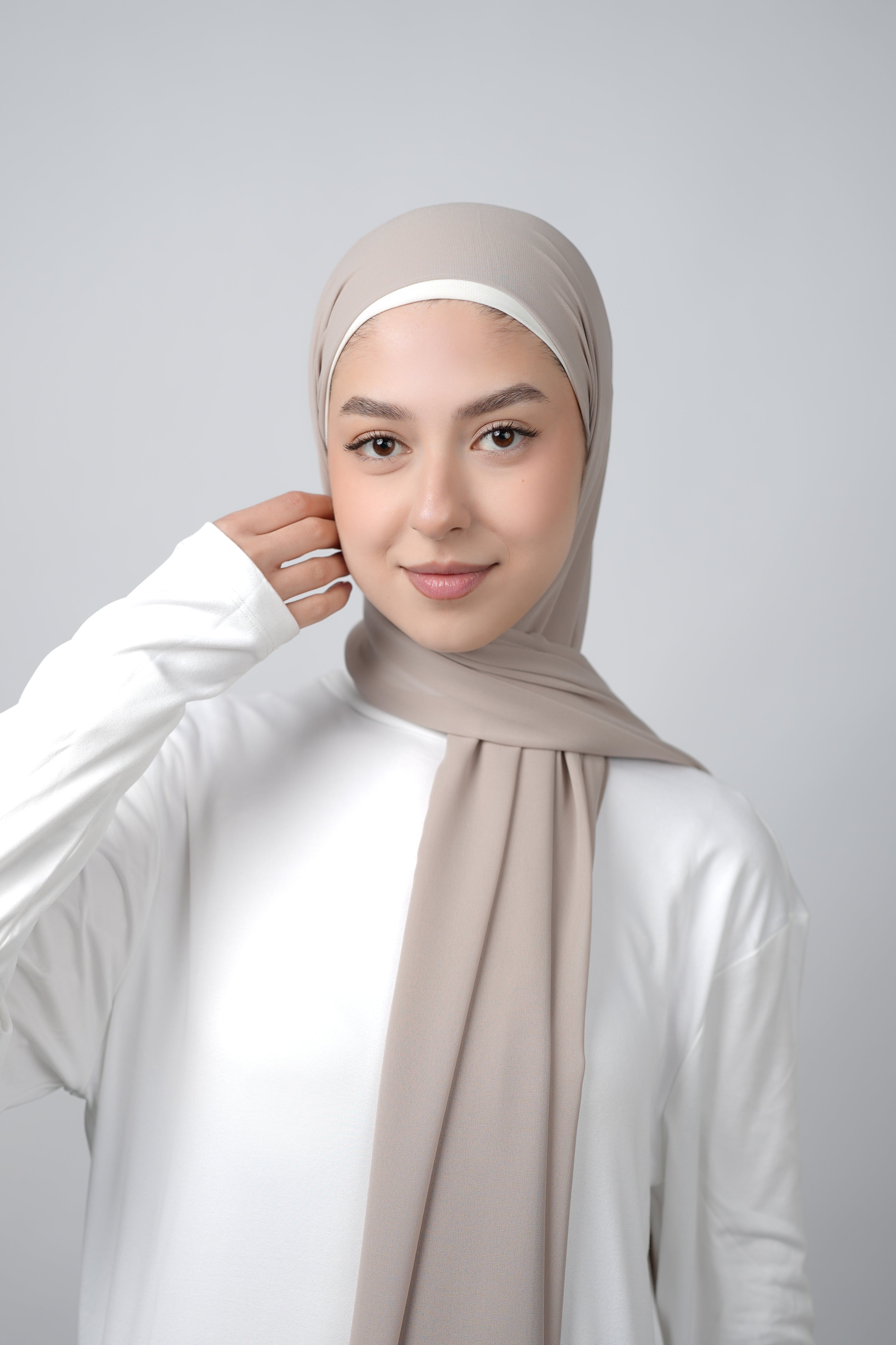 Basic Plain Chiffon Hijab