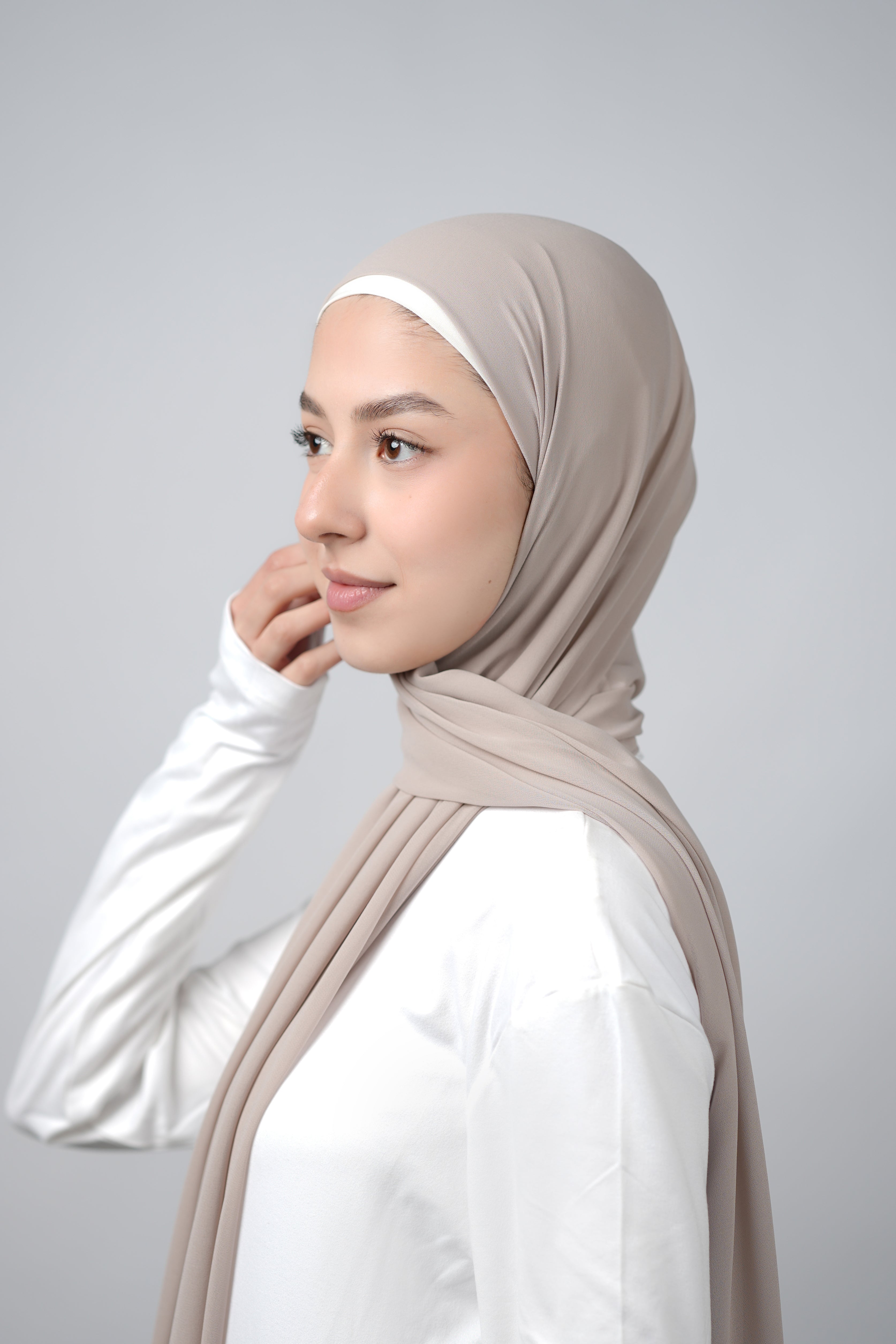 Basic Plain Chiffon Hijab