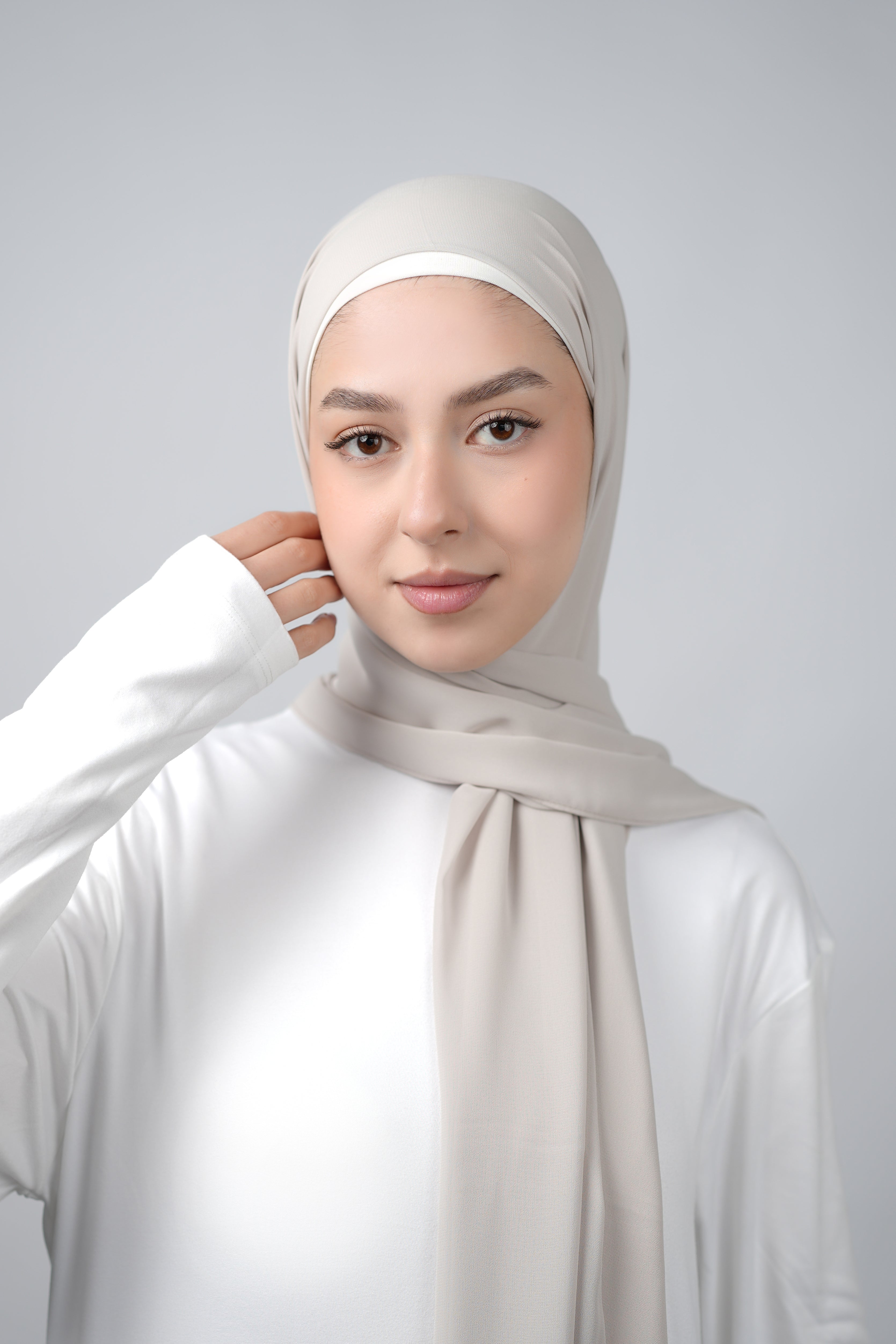 Basic Plain Chiffon Hijab
