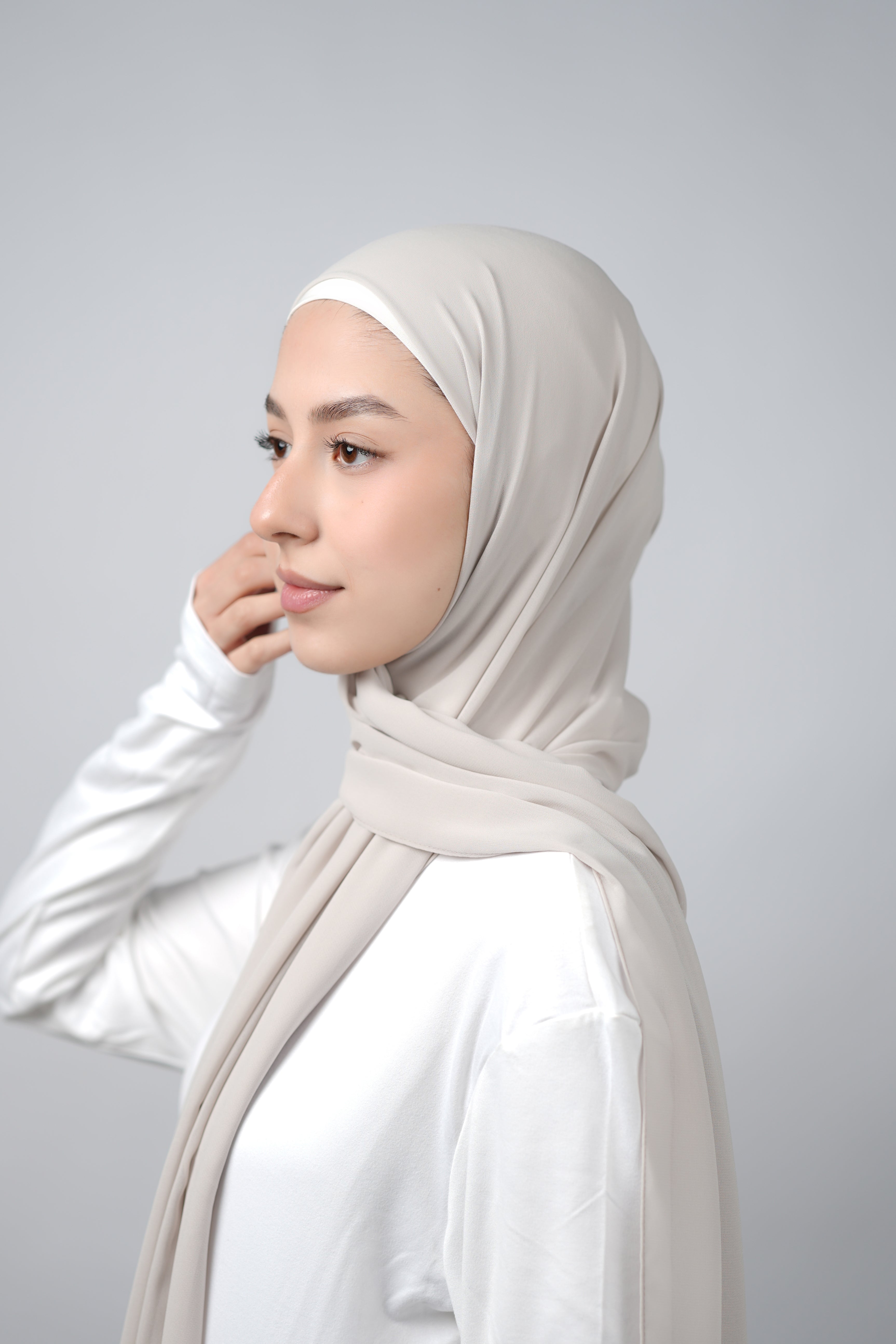 Basic Plain Chiffon Hijab