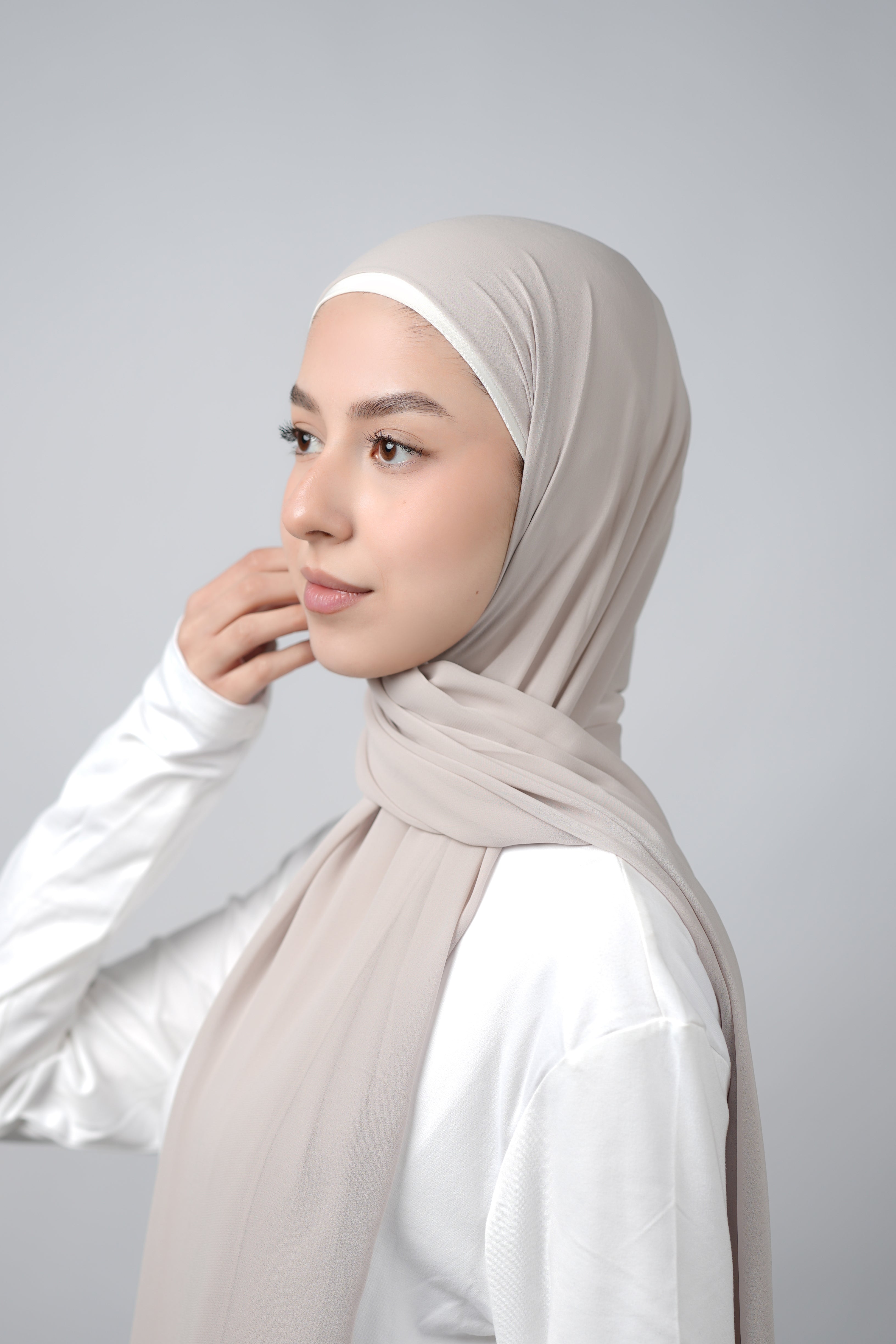 Basic Plain Chiffon Hijab